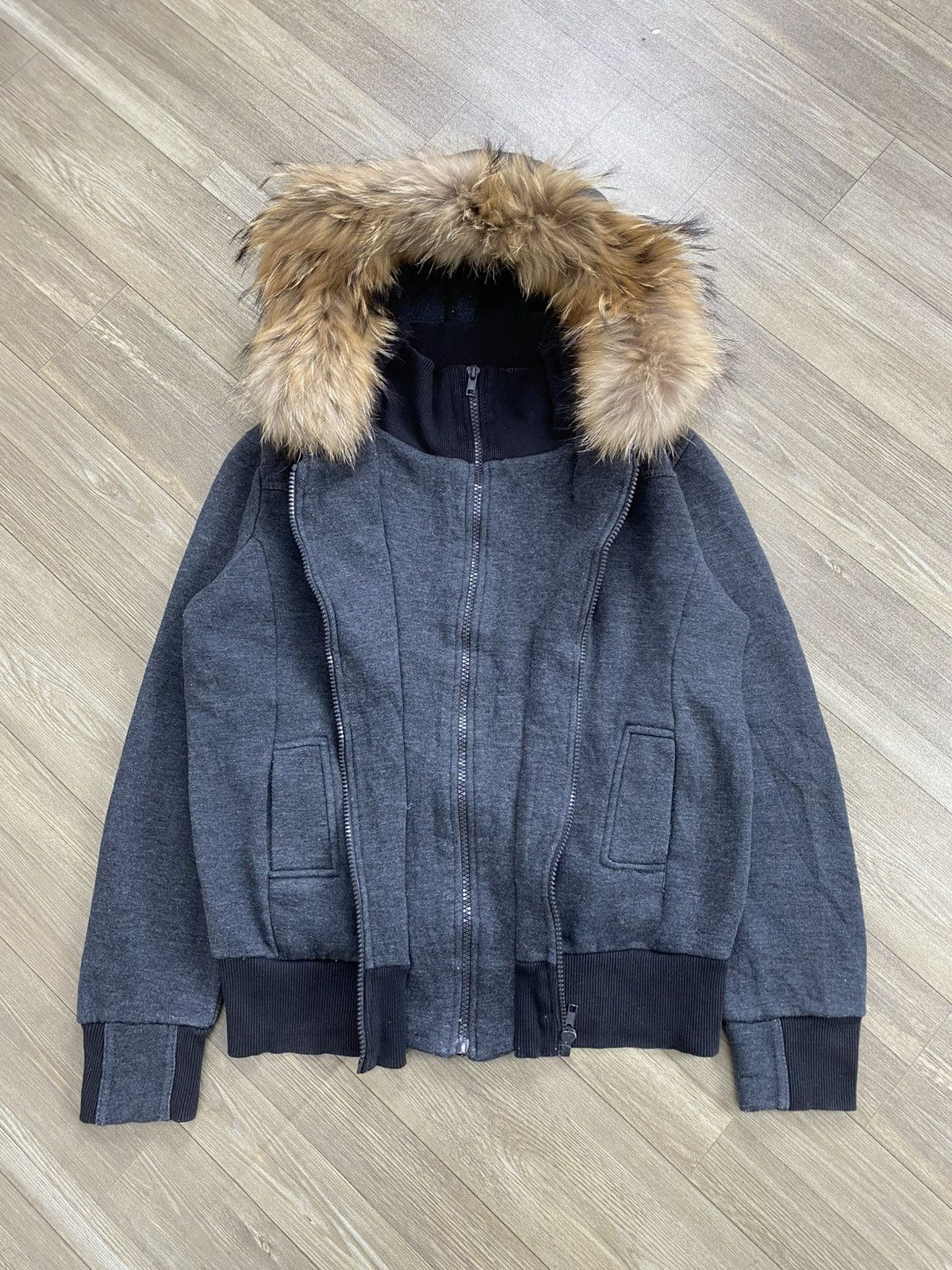 Beauty Beast 2000s Japanese Ifsixwasnine Lgb Multizipper Fur Hoodie Y2K Size US S / EU 44-46 / 1 - 2 Thumbnail