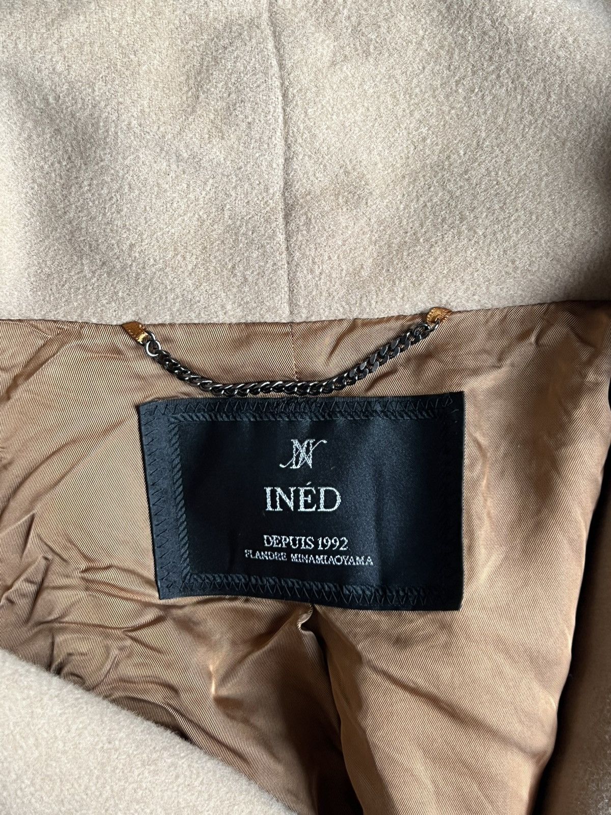 Yohji Yamamoto Ined Wool Long Coat by Yohji Yamamoto Size US XXS / EU 40 - 2 Thumbnail