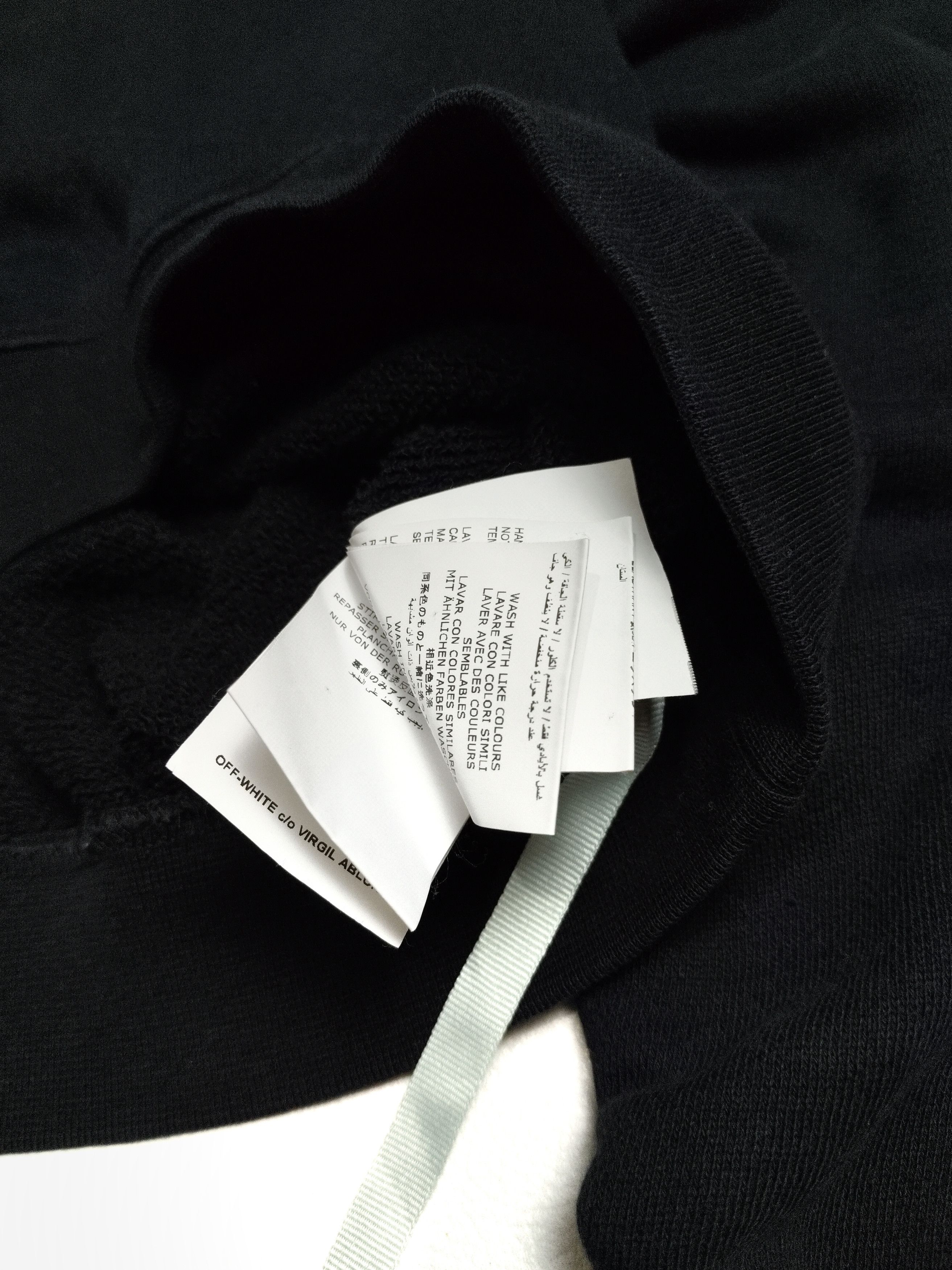 Off-White Off White Loose Flowers Printing Black Sweatshirt Size M / US 6-8 / IT 42-44 - 15 Thumbnail