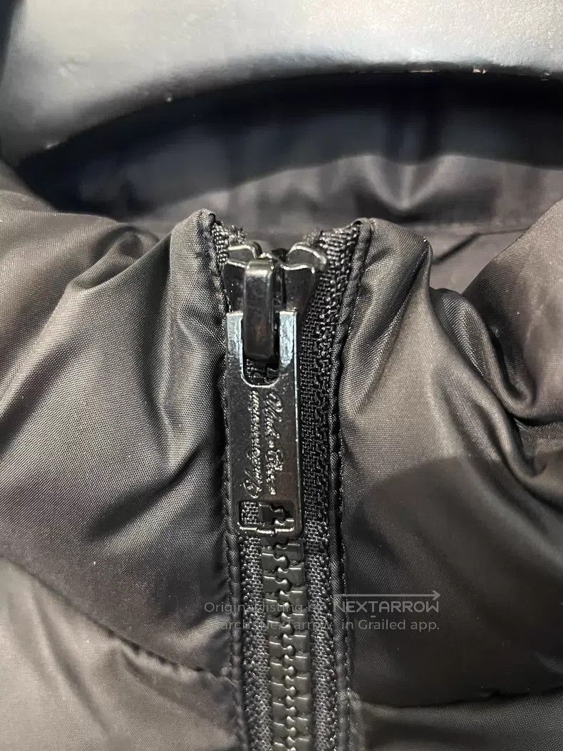 Undercover Undercover Down jacket with cowhide‑patched sleeves| Size US S / EU 44-46 / 1 - 7 Thumbnail