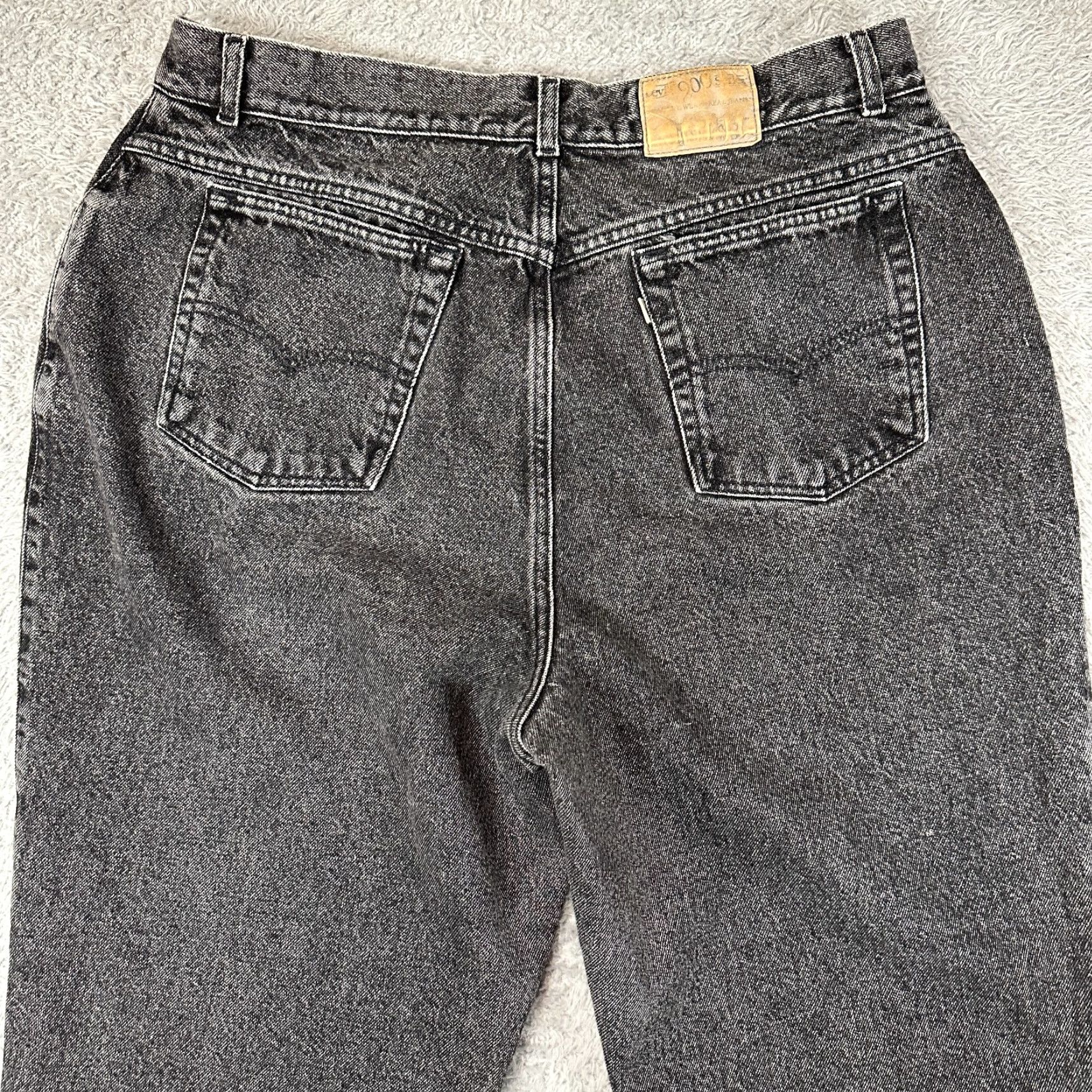 Levi's VINTAGE Levi's Jeans Womens 22 (34x31.5) Black Denim 900 Series 80s 90s Size 40" / US 18 - 3 Thumbnail
