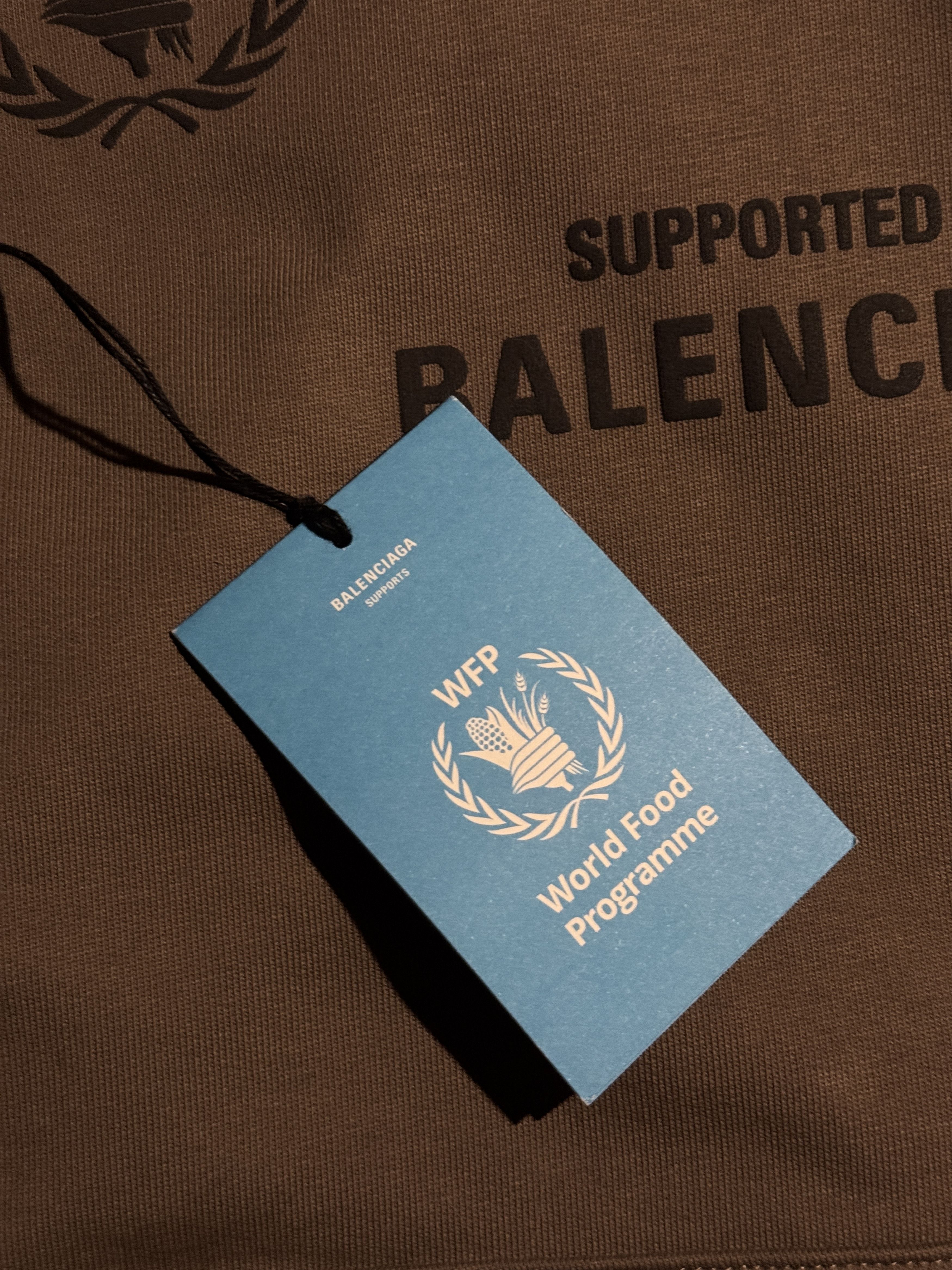 Balenciaga Balenciaga WFP Hoodie Beige Size US S / EU 44-46 / 1 - 7 Thumbnail
