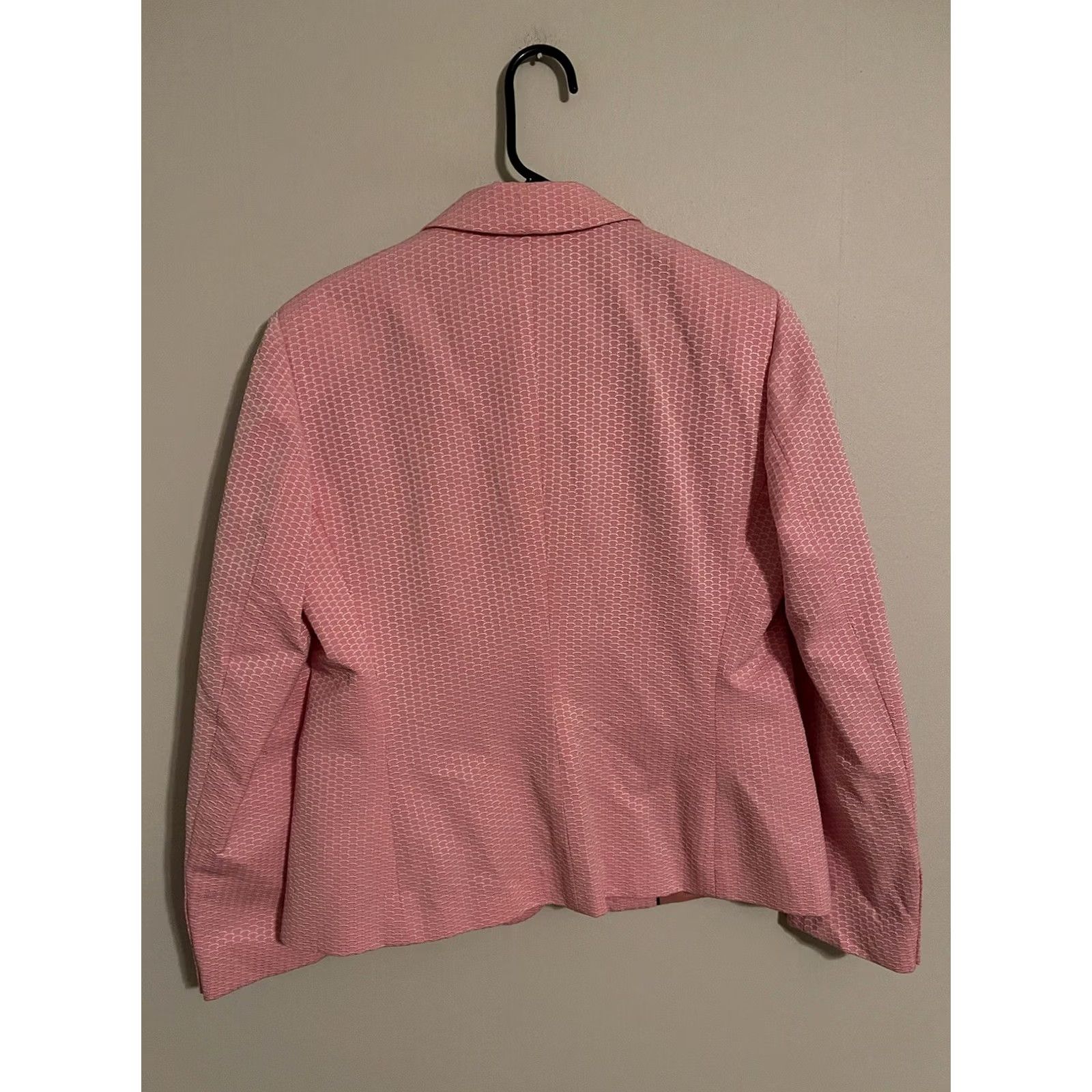 Zanella Zanella Nora Made in Italy Blazer Pink Womens 12 Blazer Jacket Size XL / US 12-14 / IT 48-50 - 5 Thumbnail