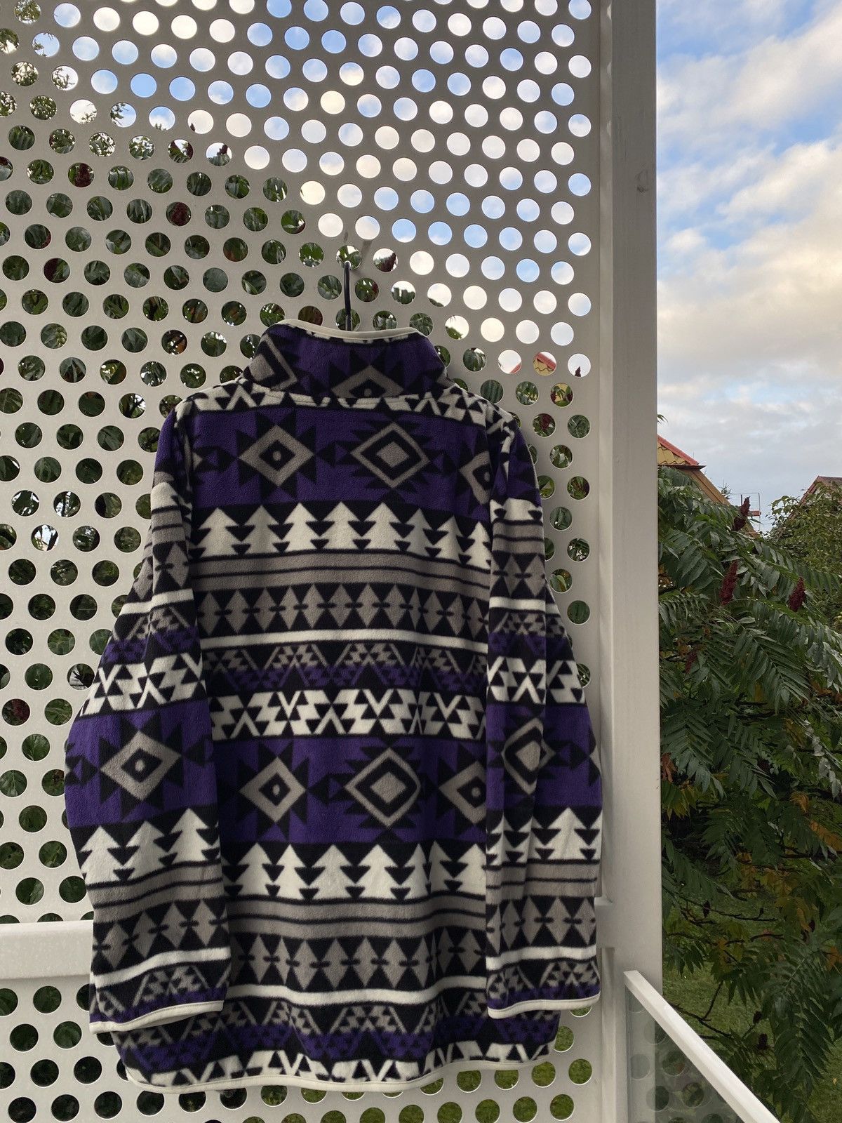 Japanese Brand × Patagonia × Vintage Patagonia Synchilla Aztec Fleece Snap-t USA Made RARE Groovy Size US XL / EU 56 / 4 - 2 Thumbnail
