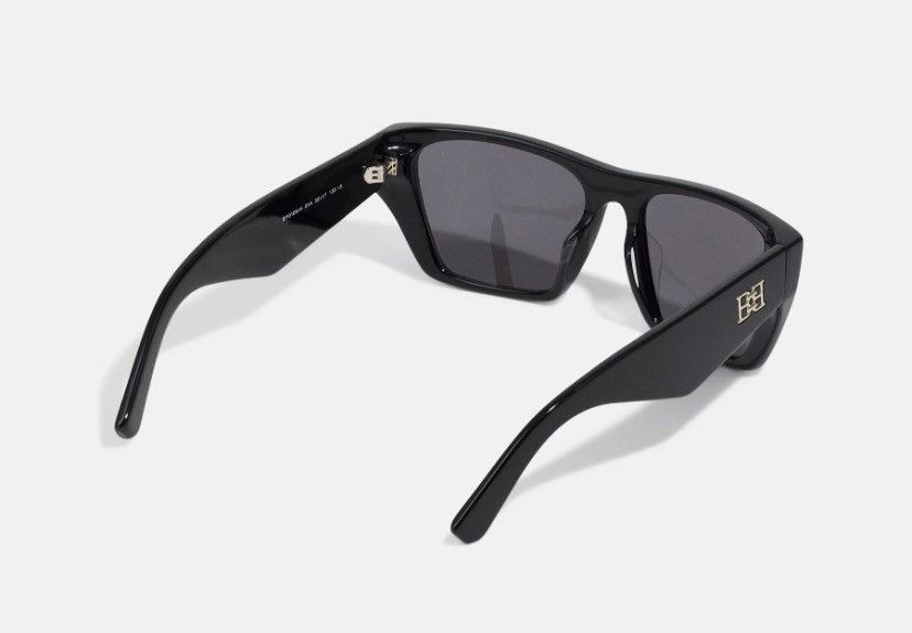 Bally Bally BY0109-H Geometric Sunglasses Black Gold NIB MP$300 Size ONE SIZE - 10 Thumbnail
