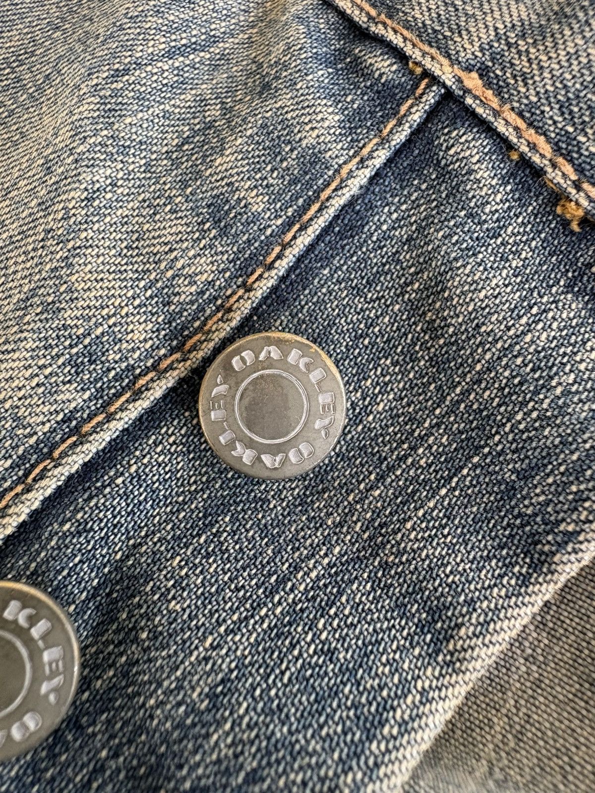 Oakley Rare Vintage Oakley Denim Faded Wash Flare Jeans Pants Size US 33 - 7 Thumbnail