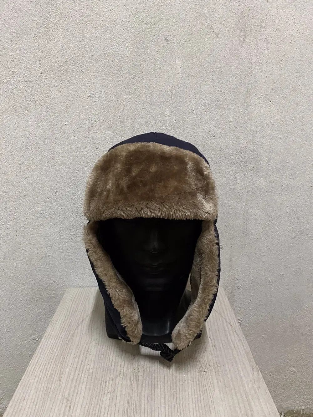 Vintage Japanese Brand Castano Earflap Fleece Hat Size ONE SIZE - 2 Thumbnail