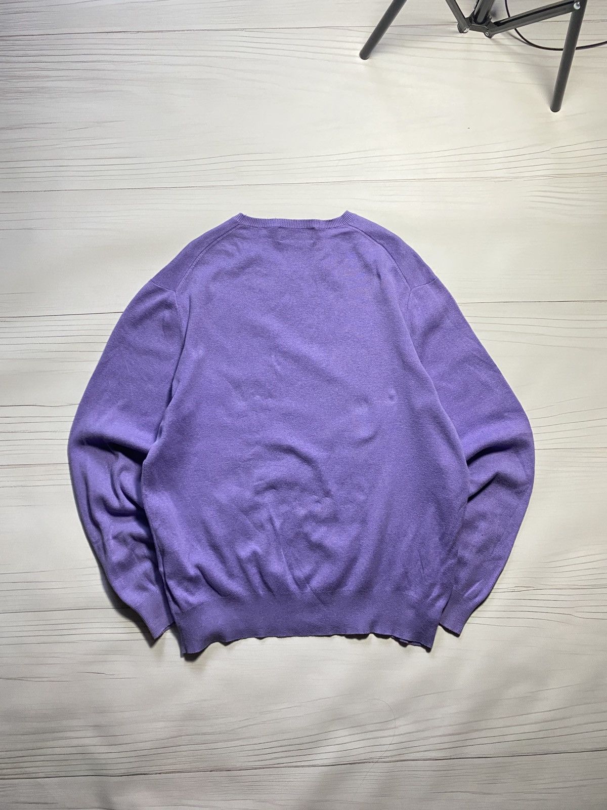 Polo Ralph Lauren × Vintage Vintage Polo Ralph Lauren Knit Faded Y2k Sweater Size US M / EU 48-50 / 2 - 2 Thumbnail
