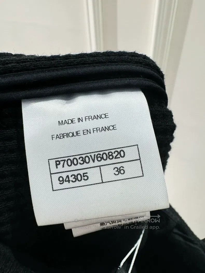 Chanel Chanel Vacation Series Black Waffleg Pants Size 24" / US 00 / IT 34 - 5 Thumbnail
