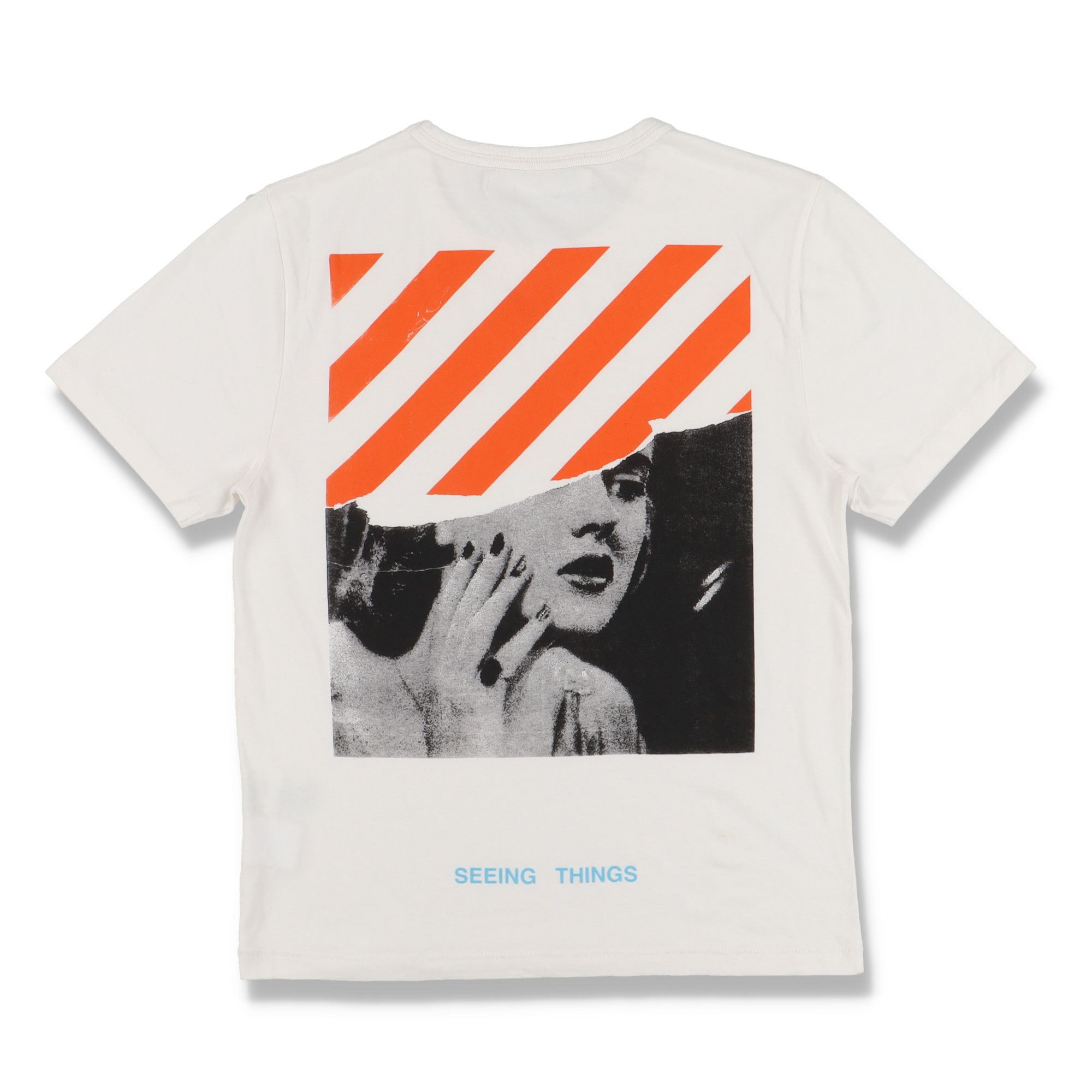 Off-White White Marilyn Monroe Photocopy Oversized T-Shirt Size US L / EU 52-54 / 3 - 1 Thumbnail
