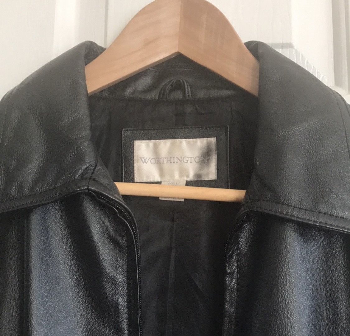 Worthington VINTAGE WORTHINGTON GENUINE LEATHER JACKET Size S / US 4 / IT 40 - 7 Thumbnail