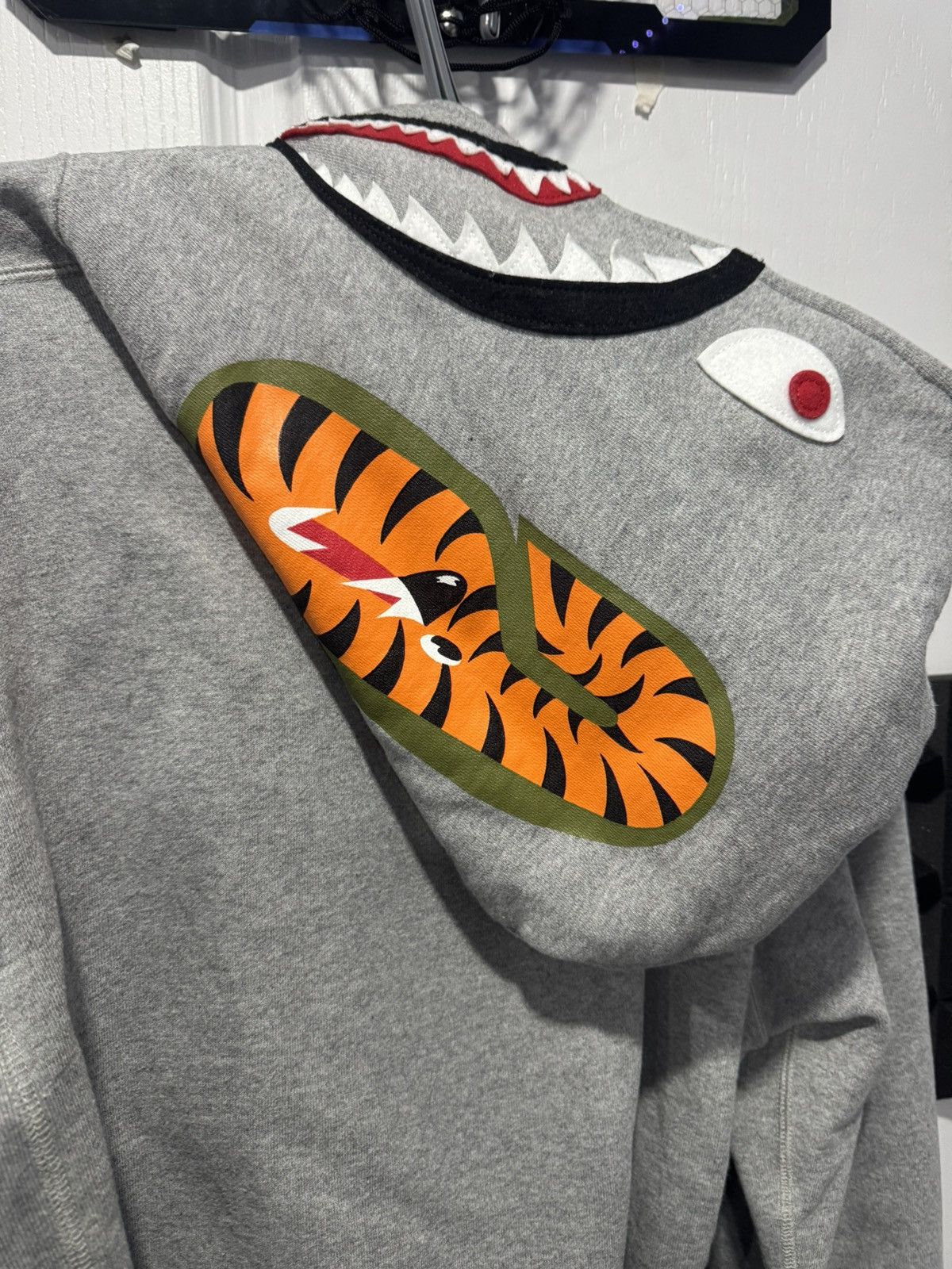 Bape Bape shark hoodie pull over Size US L / EU 52-54 / 3 - 5 Thumbnail