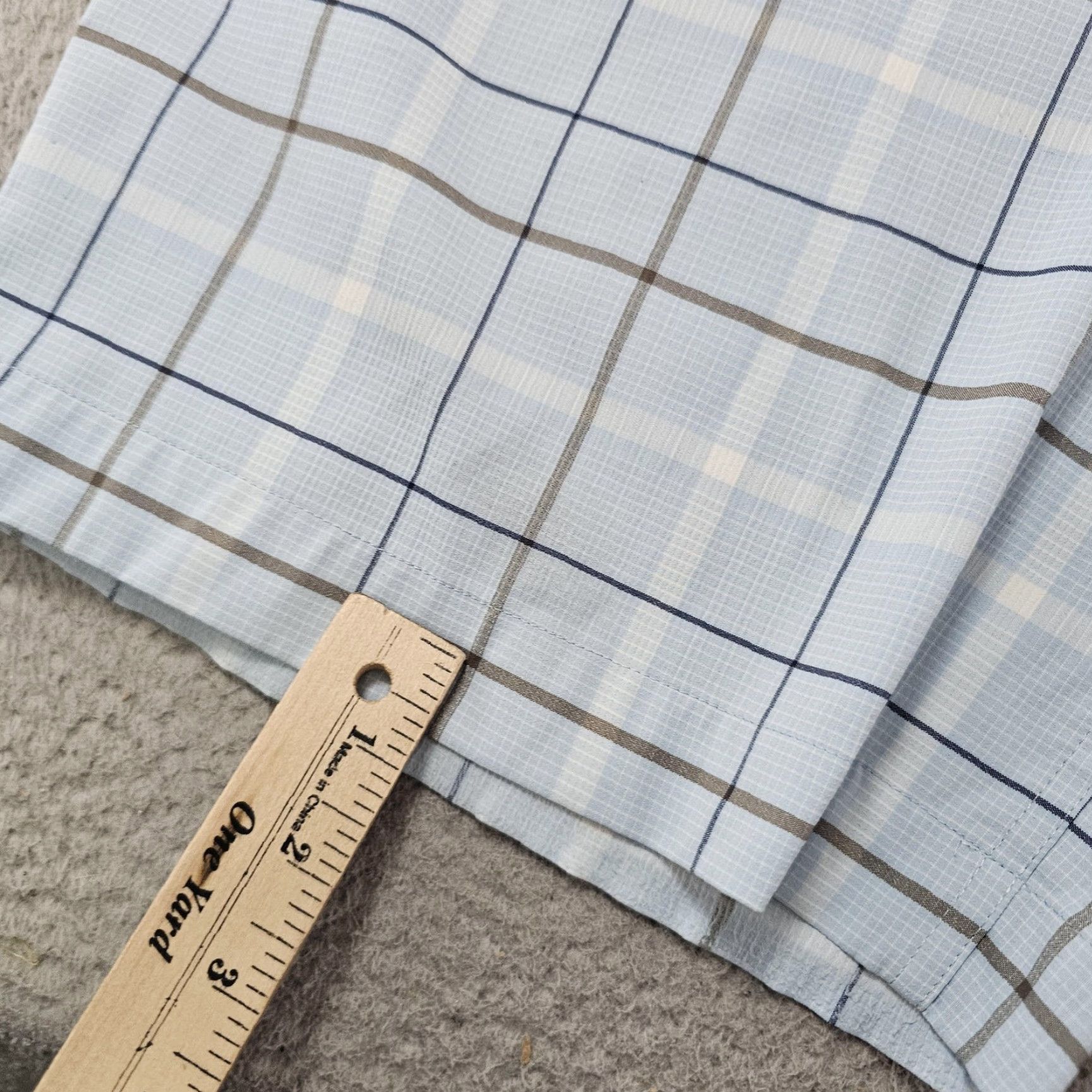 Nike Nike Golf Shorts Mens 36 Blue Plaid Stretch Performance Flat Front Pockets Logo Size US 36 / EU 52 - 3 Thumbnail