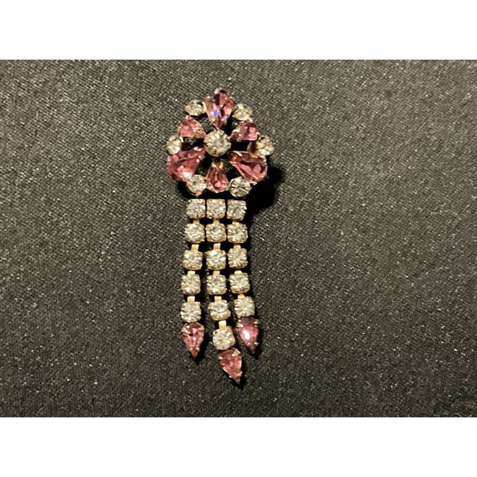 Other Phyllis Rhinestone Brooch/Pendant 1/20 12k GF Articulated Size ONE SIZE - 1 Thumbnail