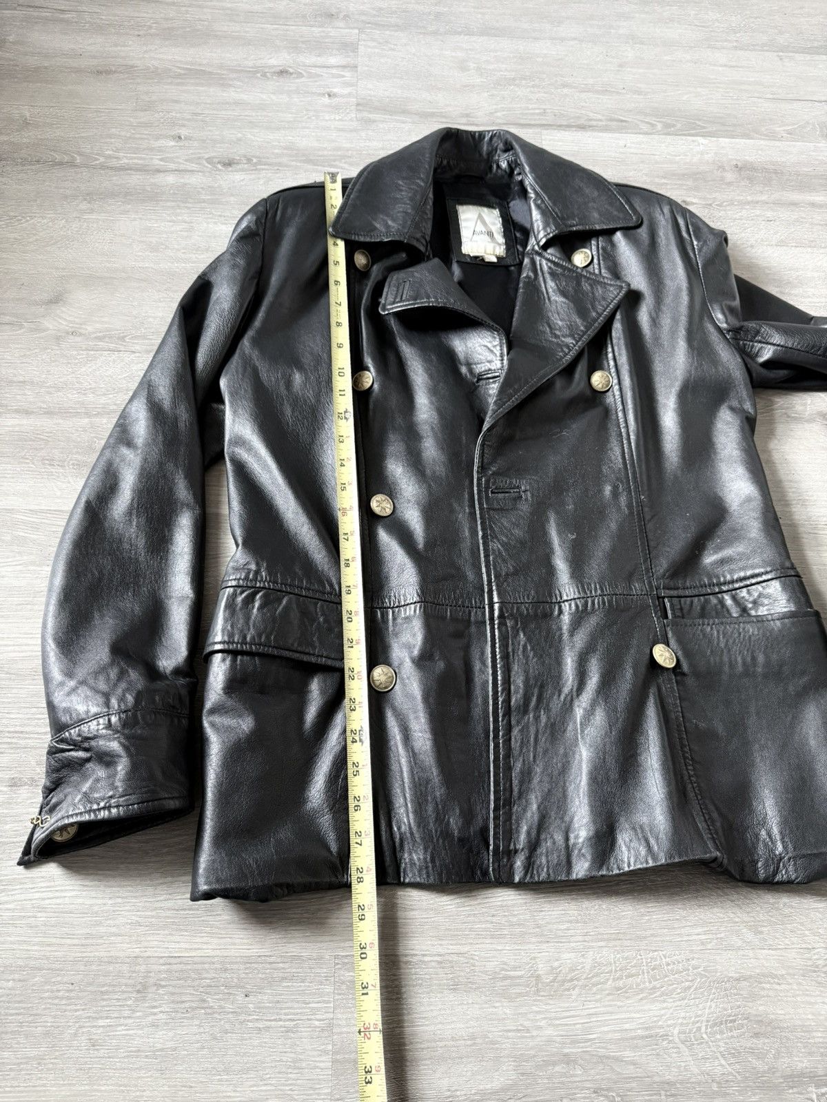Vintage Early 2000s leather trench coat Size US M / EU 48-50 / 2 - 6 Thumbnail