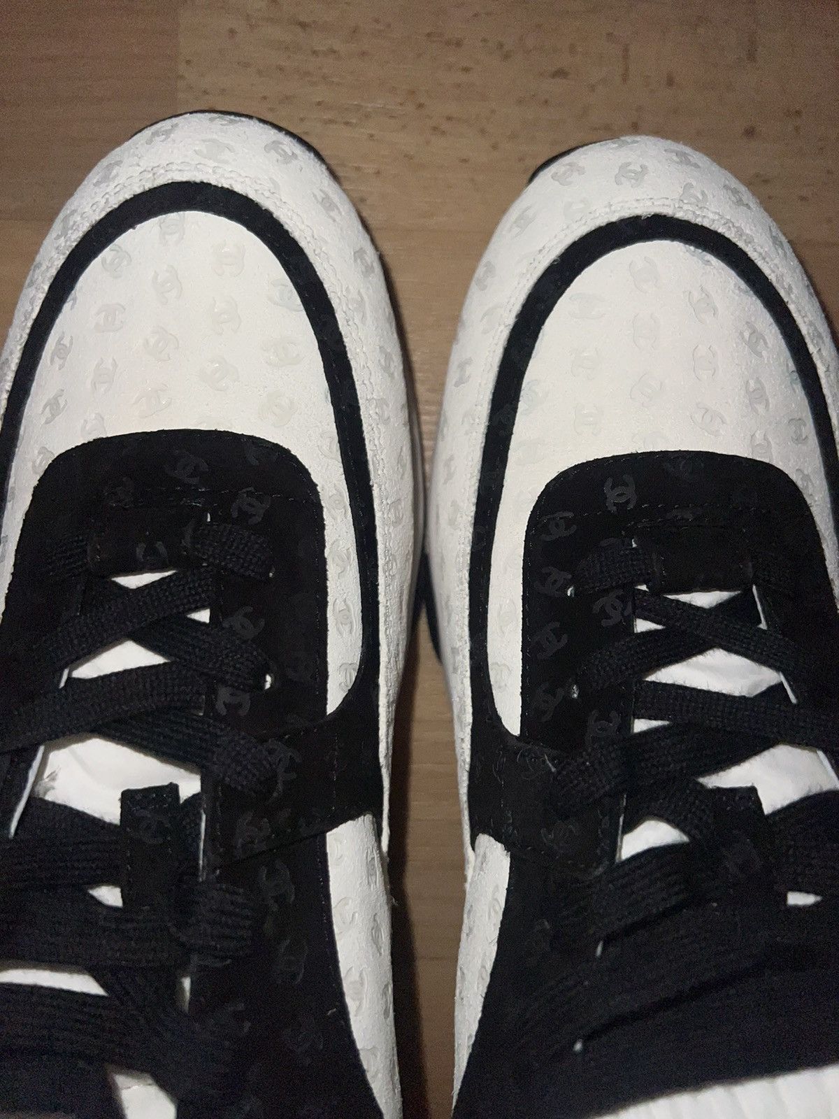 Chanel Chanel Sneakers All Over Logo Size US 12 / EU 45 - 12 Thumbnail