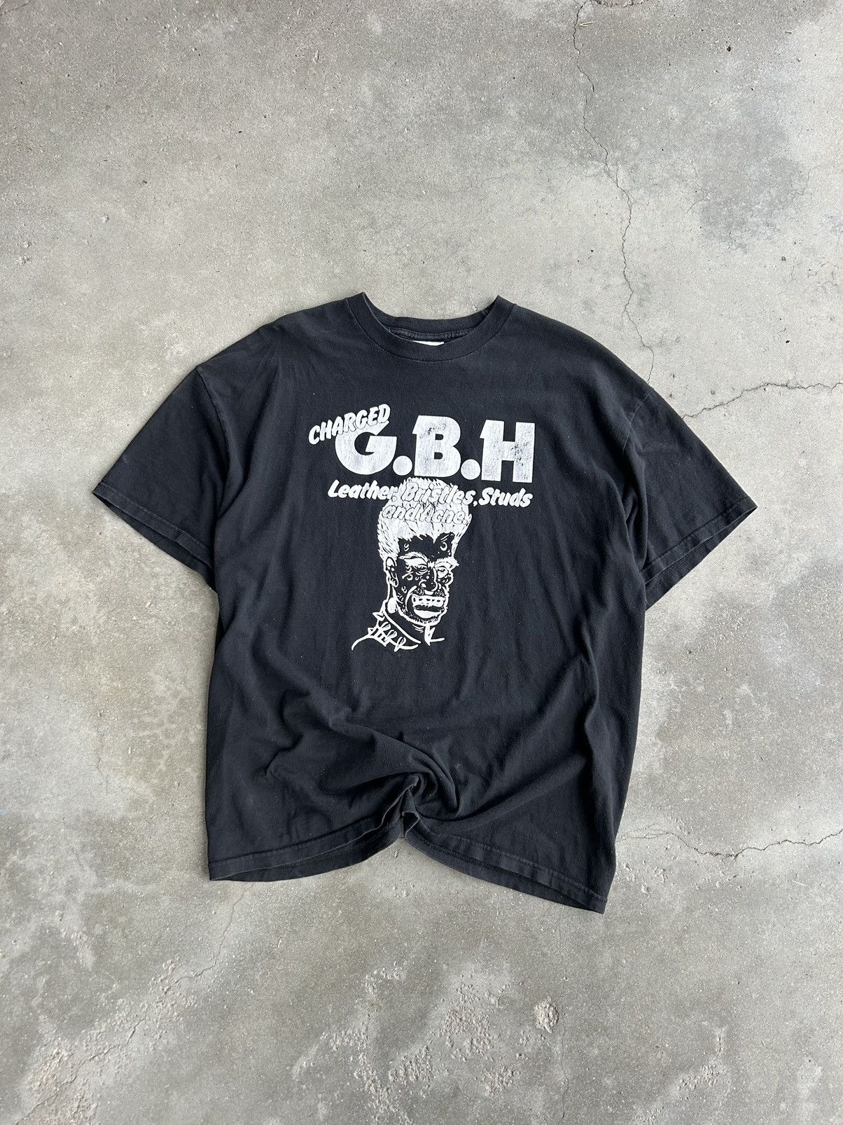 Band Tees Vintage G.B.H Charged Punk Rock Band Tees T Shirts Size US XL / EU 56 / 4 - 1 Thumbnail