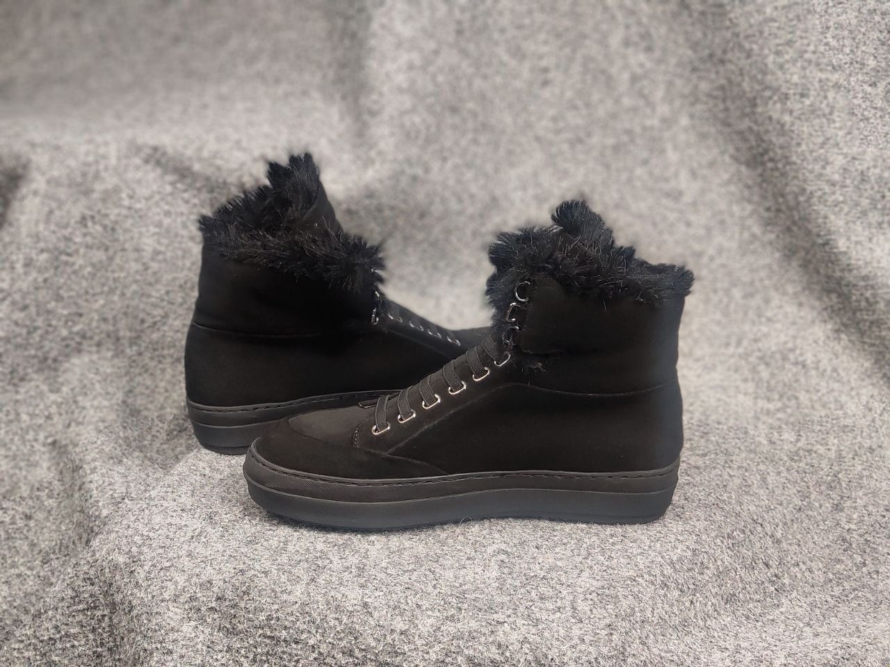 Jil Sander Jil Sander Navy Collection Suede Leather boots fur Shoes Size US 10 / IT 40 - 13 Thumbnail