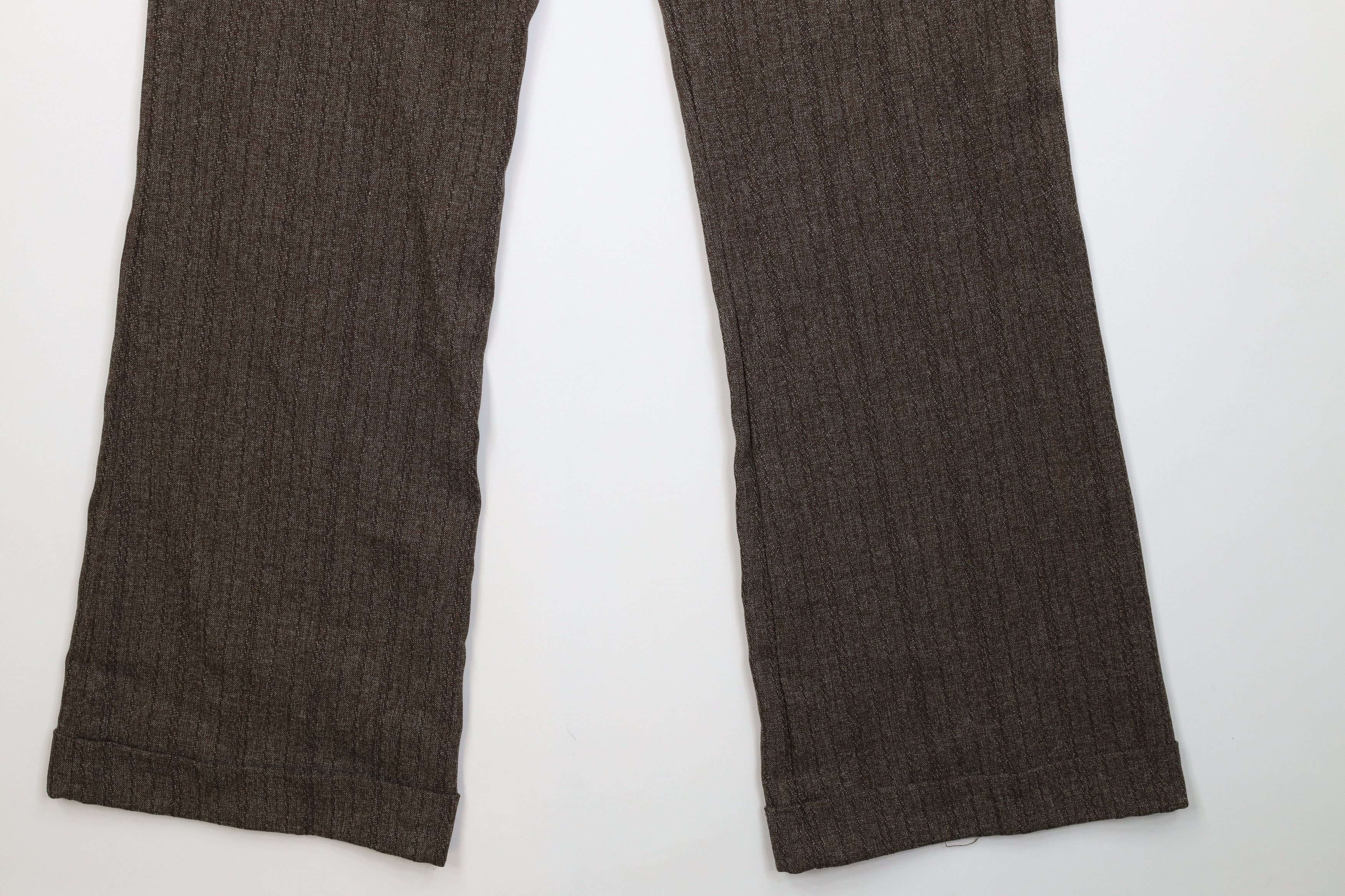 Vintage Vintage 90s Y2K Babydoll Knit Flared Wide Leg Chino Pants Size 32" / US 10 / IT 46 - 14 Thumbnail