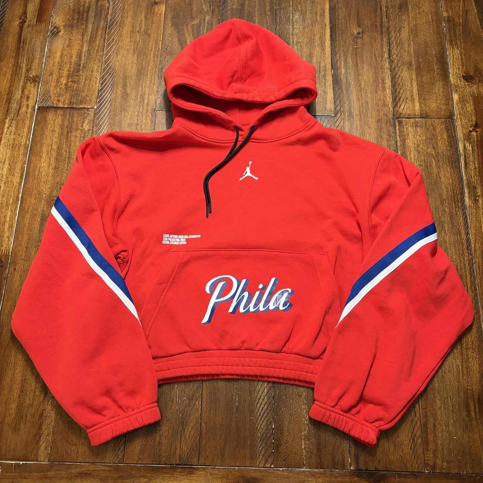 Nike Philadelphia 76ers Hoodie Womens Large Red NBA Basketball Size US L / EU 52-54 / 3 - 2 Thumbnail