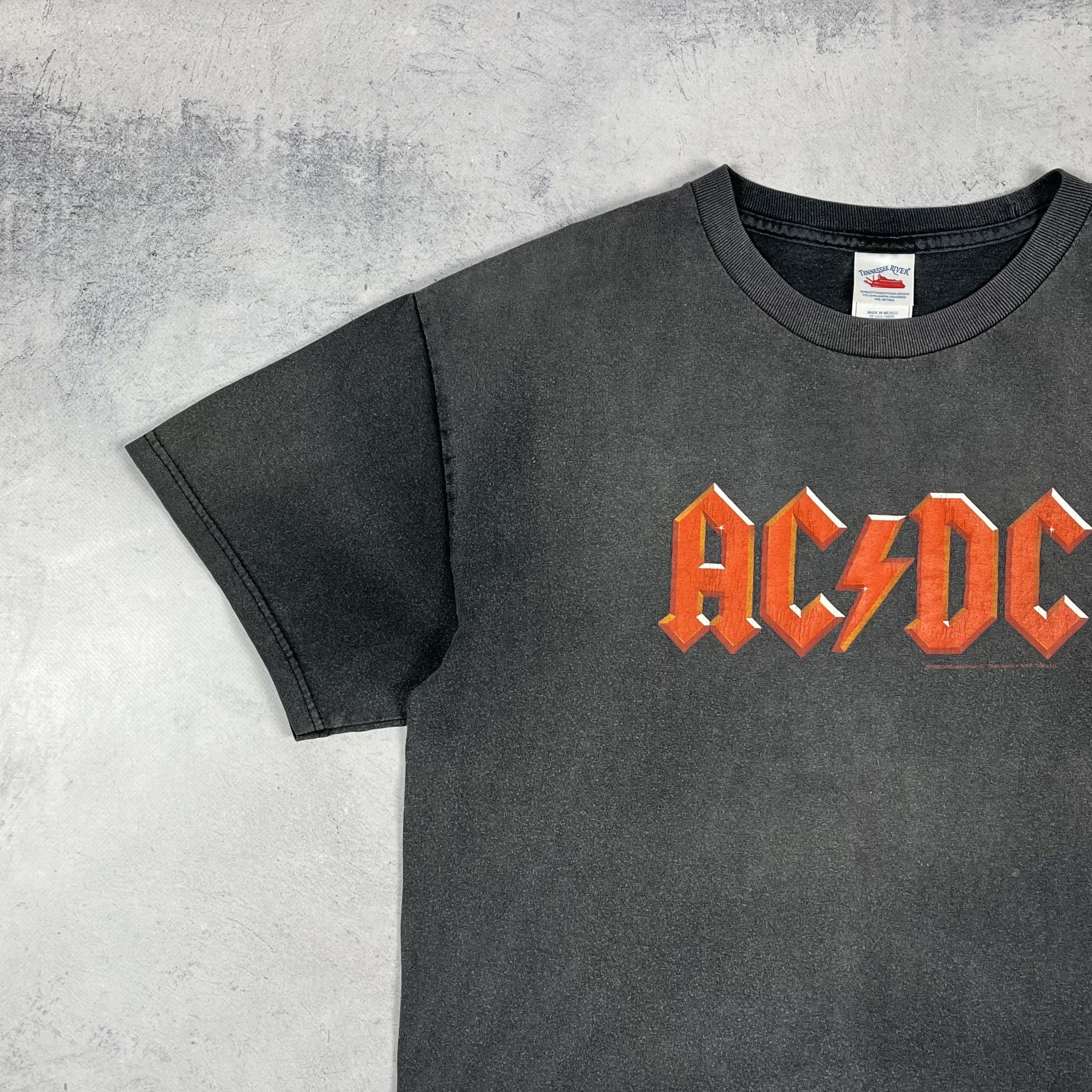 Band Tees Vintage AC/DC Rare Crazy Sunfaded Rock Band T Shirt 2003 Size US L / EU 52-54 / 3 - 6 Thumbnail