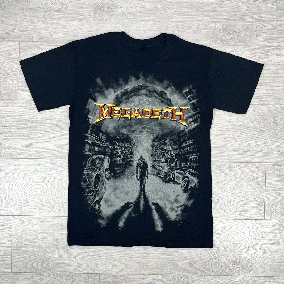 Band Tees Megadeth 2011 Black Print T Shirt M sz Size US M / EU 48-50 / 2 - 1 Thumbnail