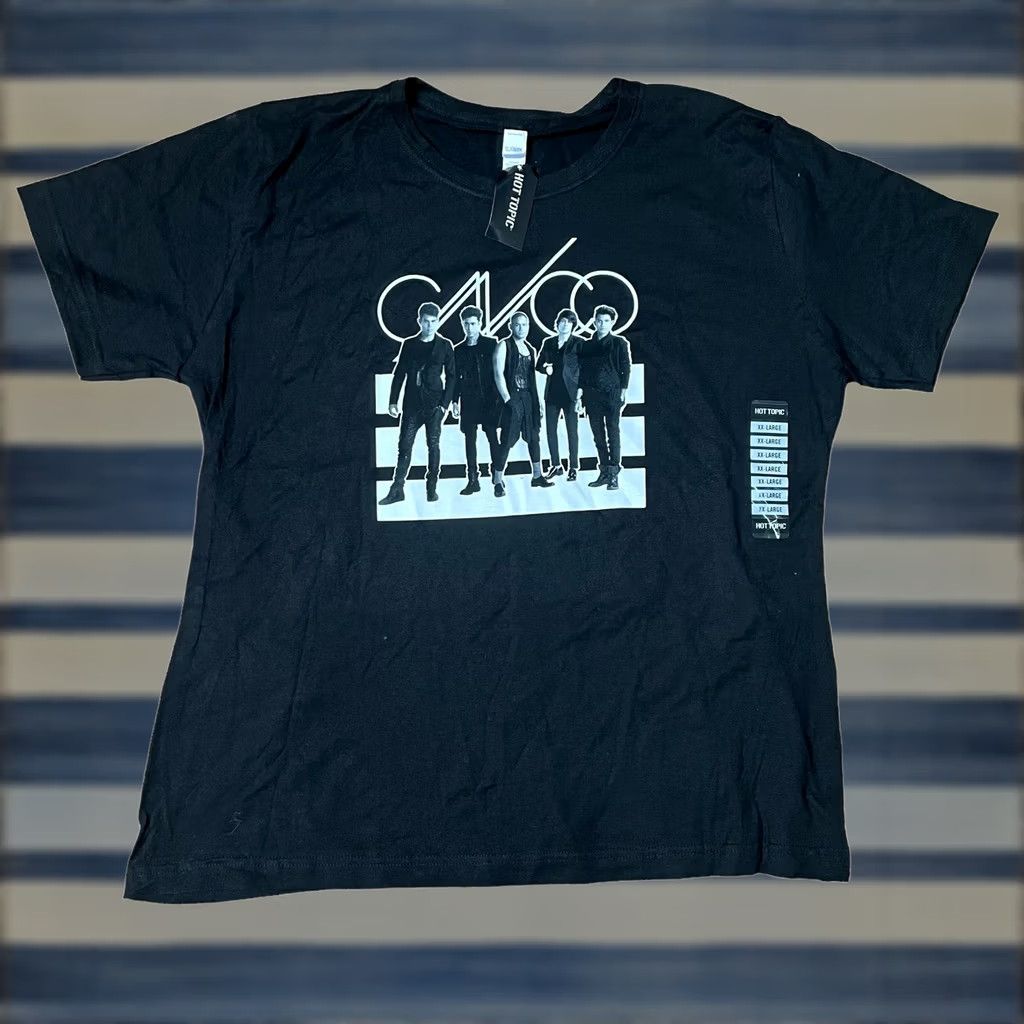 Tultex Cnco Pop Group Hot Topic Shirt Womens 2XL Black Short Sleeve Tee NWT Rock Band 2018 Regular Women size 2XL Shirt Black 2018 NWT Size XXL / US 16-18 / IT 52-54 - 1 Thumbnail