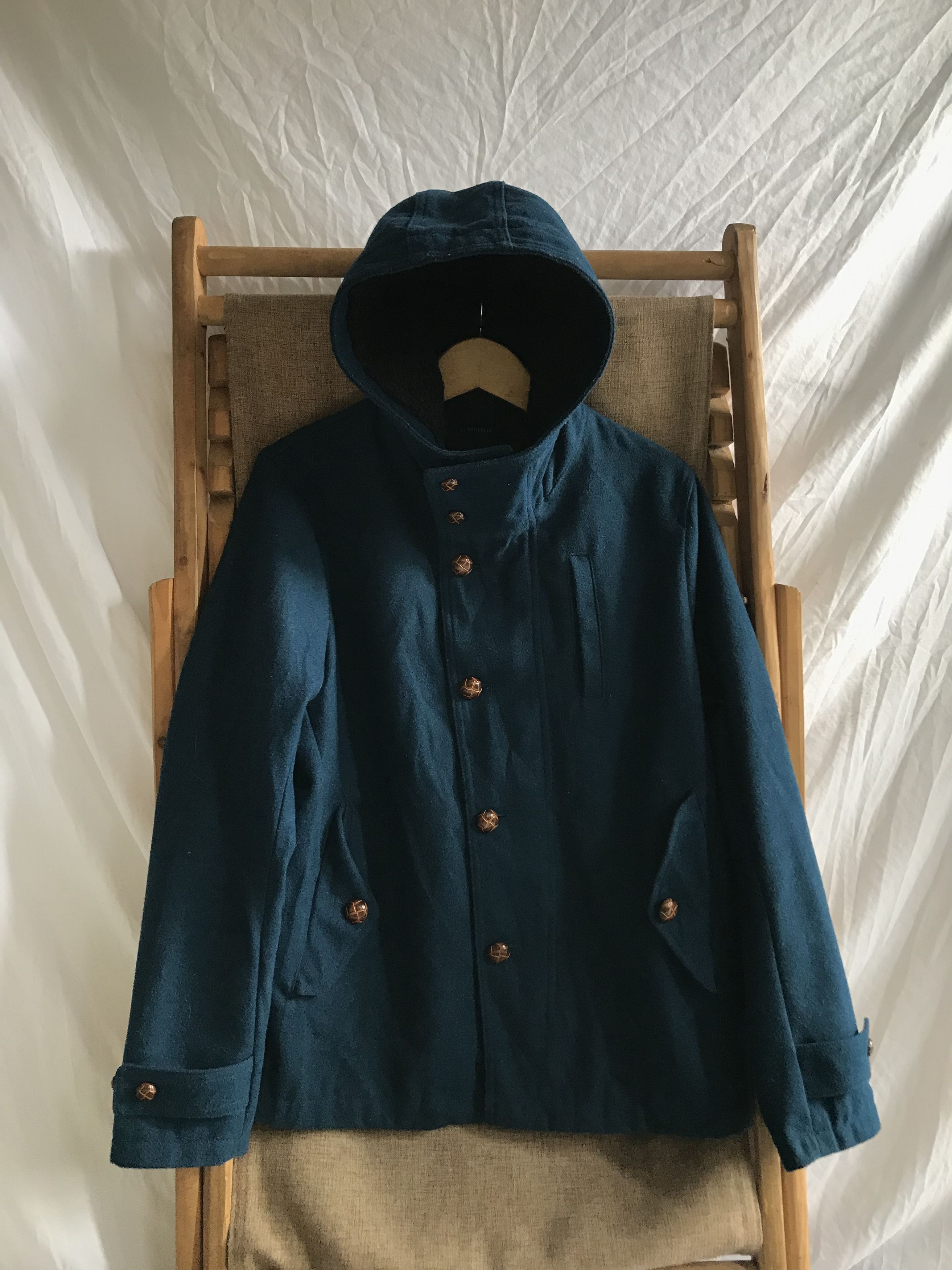 RAGEBLUE Japanese Brand Rageblue Wool Hooded Jacket Size US M / EU 48-50 / 2 - 1 Thumbnail