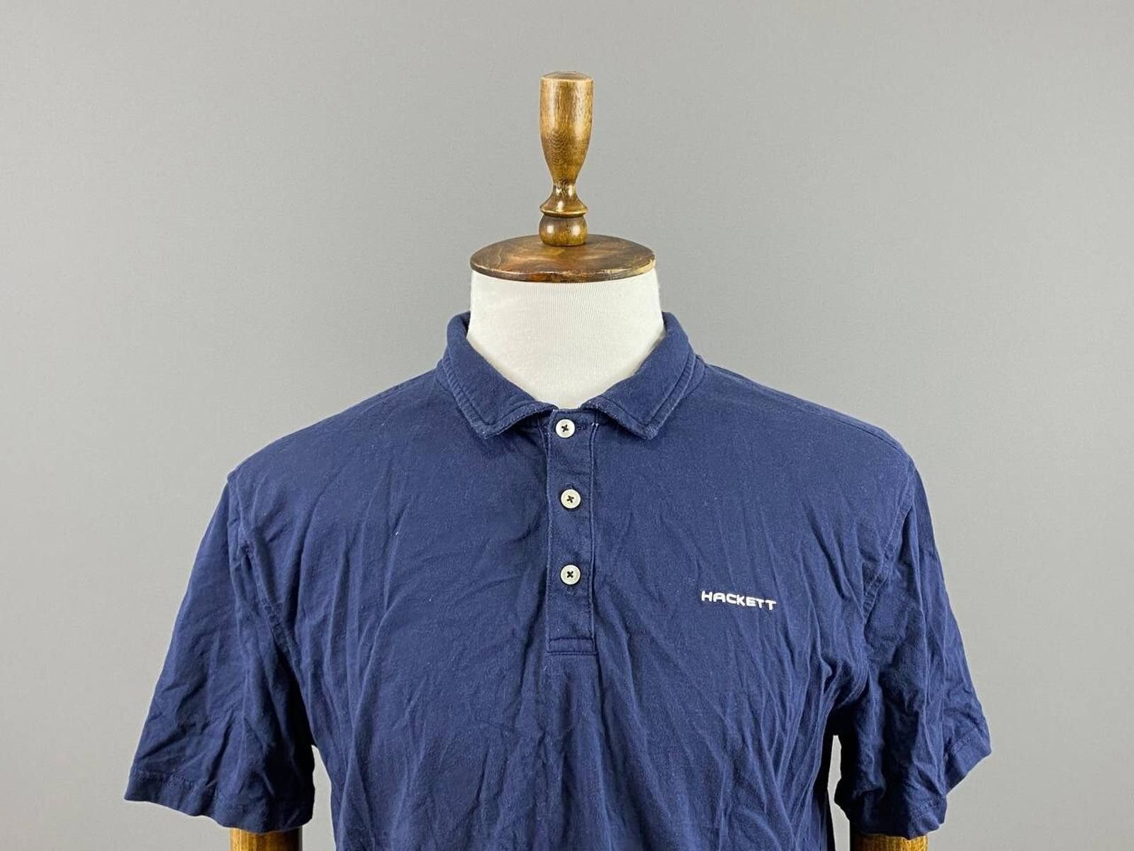 Designer Hackett London Golf Blue Summer Polo Shirt Size XL Size US XL / EU 56 / 4 - 2 Thumbnail