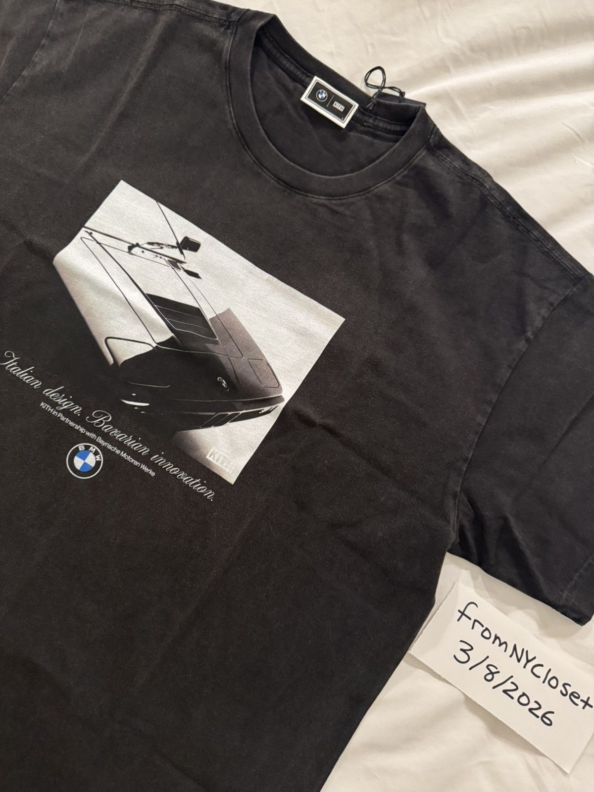 BMW × Kith KITH BMW M1 Black Tee Size US L / EU 52-54 / 3 - 3 Thumbnail