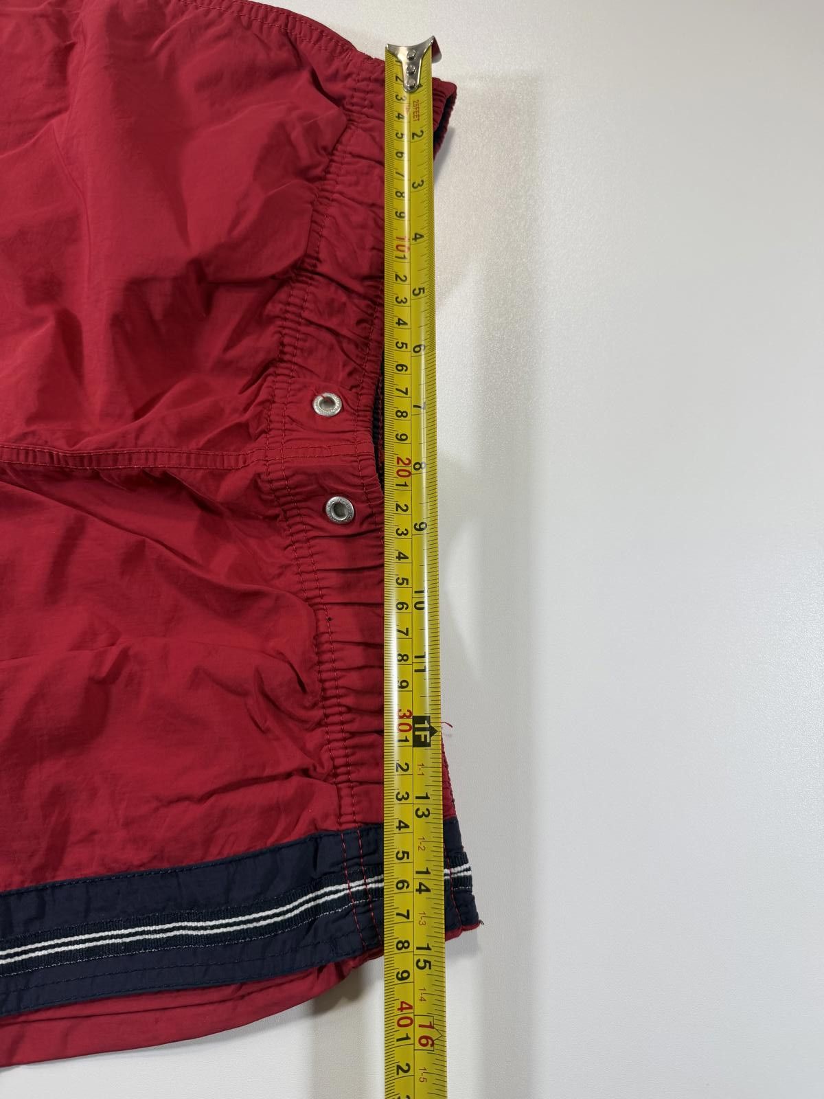 Nautica Nautica Red Swim Shorts with Side Stripe M Size US 34 / EU 50 - 8 Thumbnail