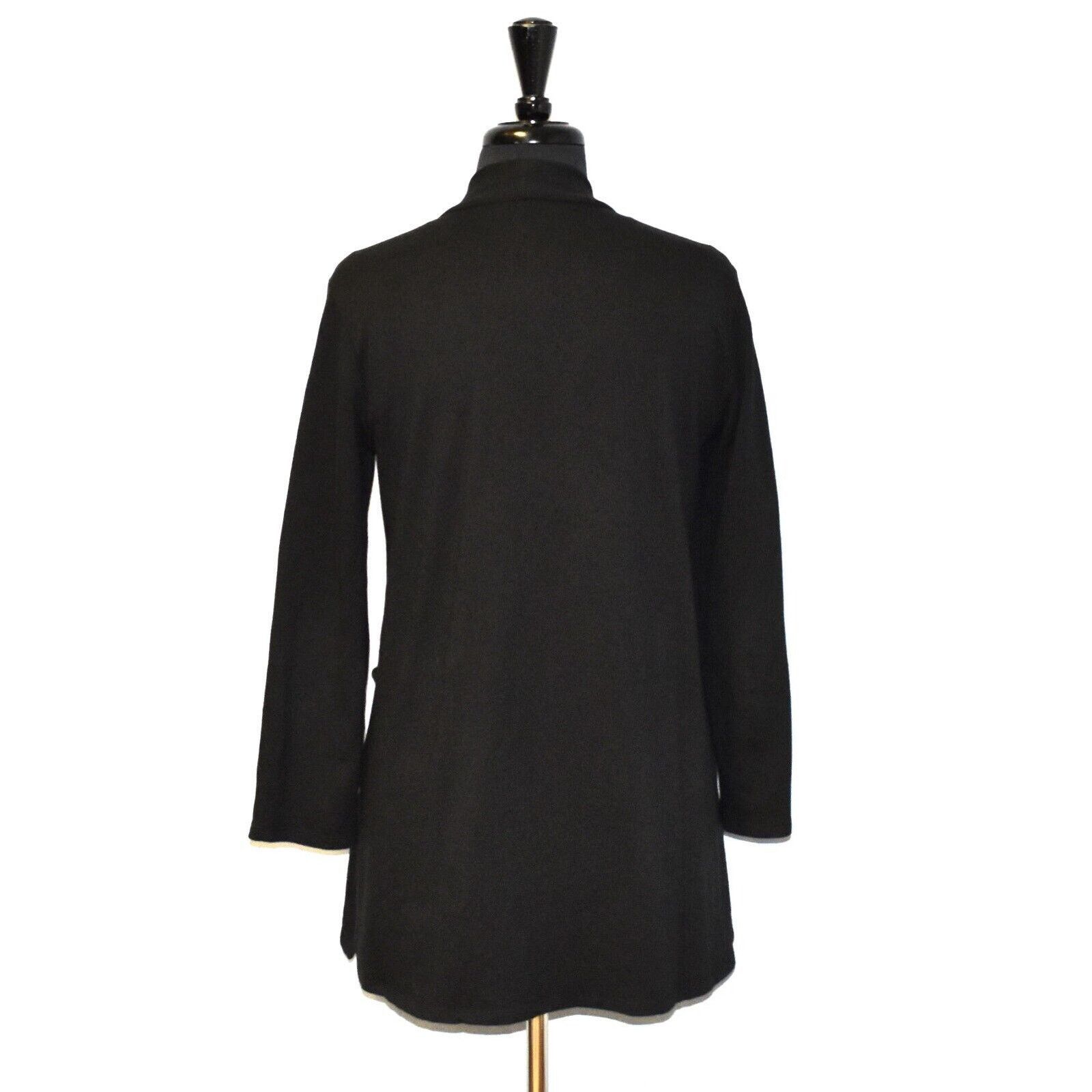 Eileen Fisher EILEEN FISHER Tencel/Cotton Open Front Cardigan Size XS Size XS / US 0-2 / IT 36-38 - 3 Thumbnail