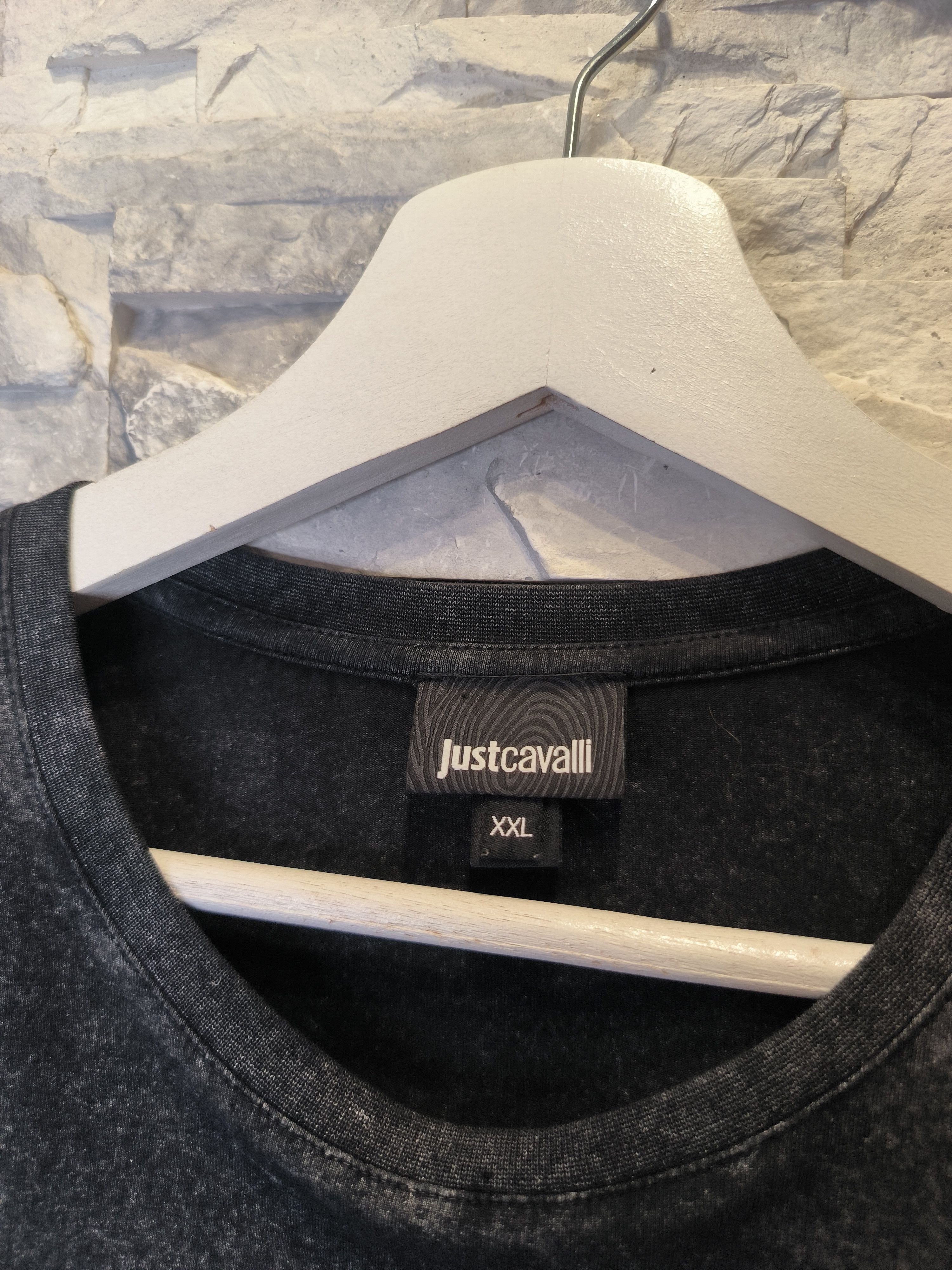 Just Cavalli Just Cavalli T-Shirt Skull Logo Tee Gray Size US M / EU 48-50 / 2 - 4 Thumbnail