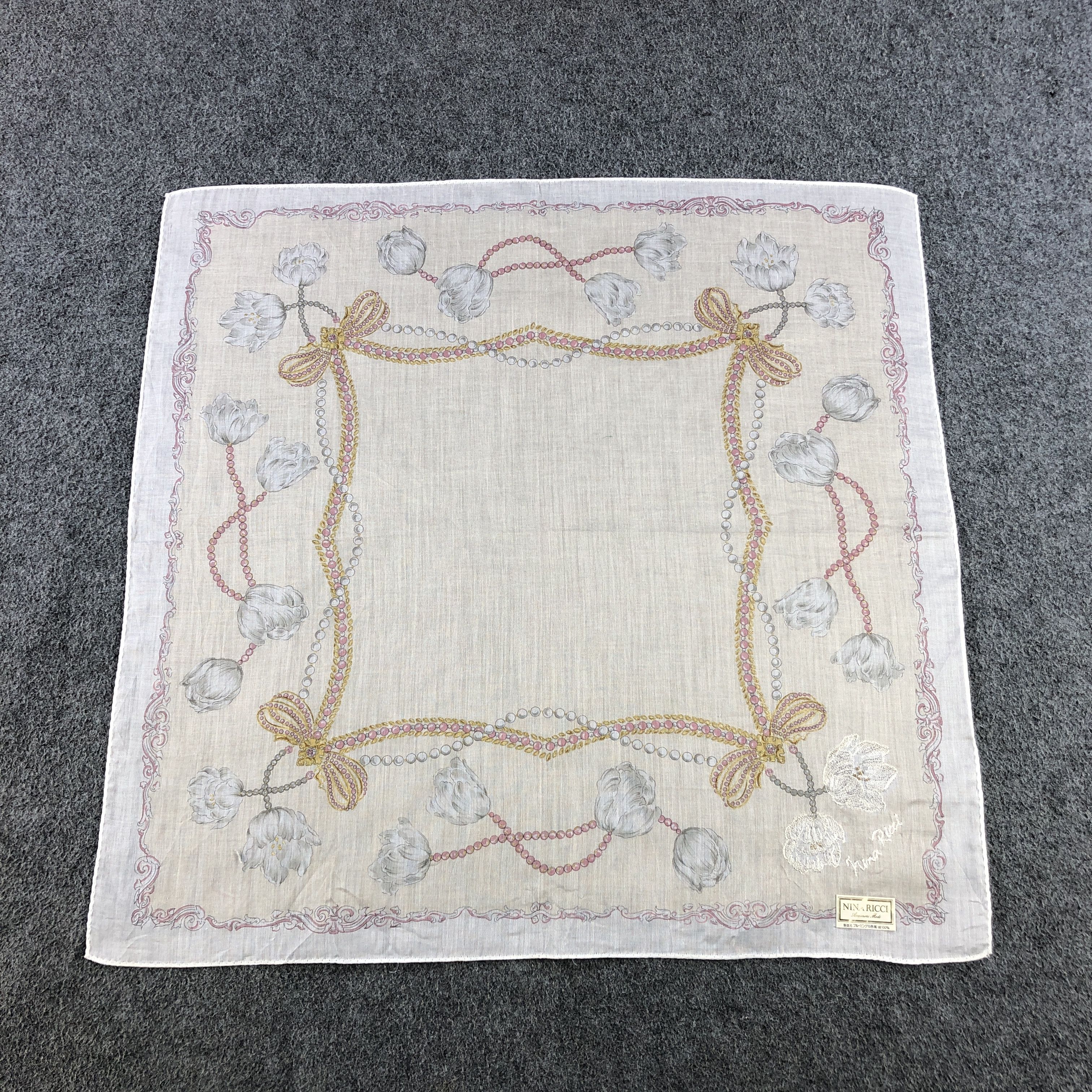 Nina Ricci Nina Ricci Handkerchief Neckerchief Bandana H2379 Size ONE SIZE - 2 Thumbnail