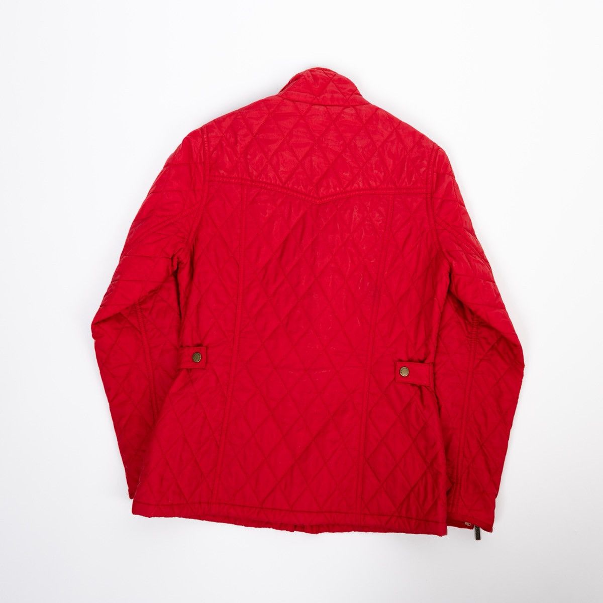 Barbour Barbour Womens Morris Utility Quilted Jacket Red Diamond Size S / US 4 / IT 40 - 5 Thumbnail
