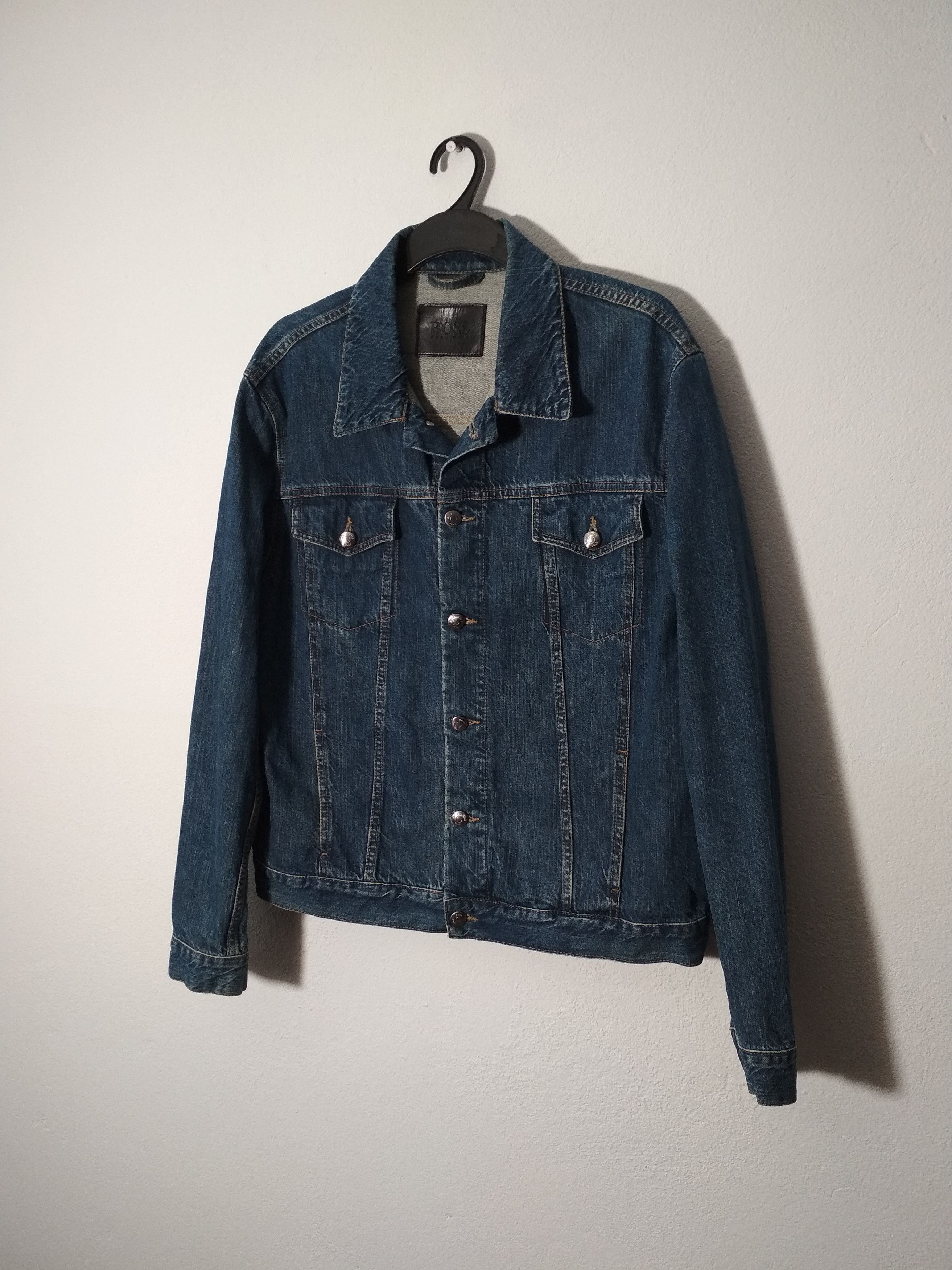 Hugo Boss Vintage Hugo Boss Denim Jacket Jeans 52 Size US L / EU 52-54 / 3 - 2 Thumbnail