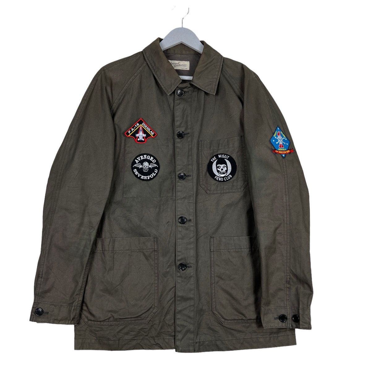 Journal Standard 🔥 Journal Standard patch military jacket Made in japan Size US M / EU 48-50 / 2 - 1 Thumbnail