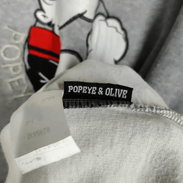 Cartoon Network Japan PLUS C X Popeye & Olive Sweatshirts Size US L / EU 52-54 / 3 - 6 Thumbnail