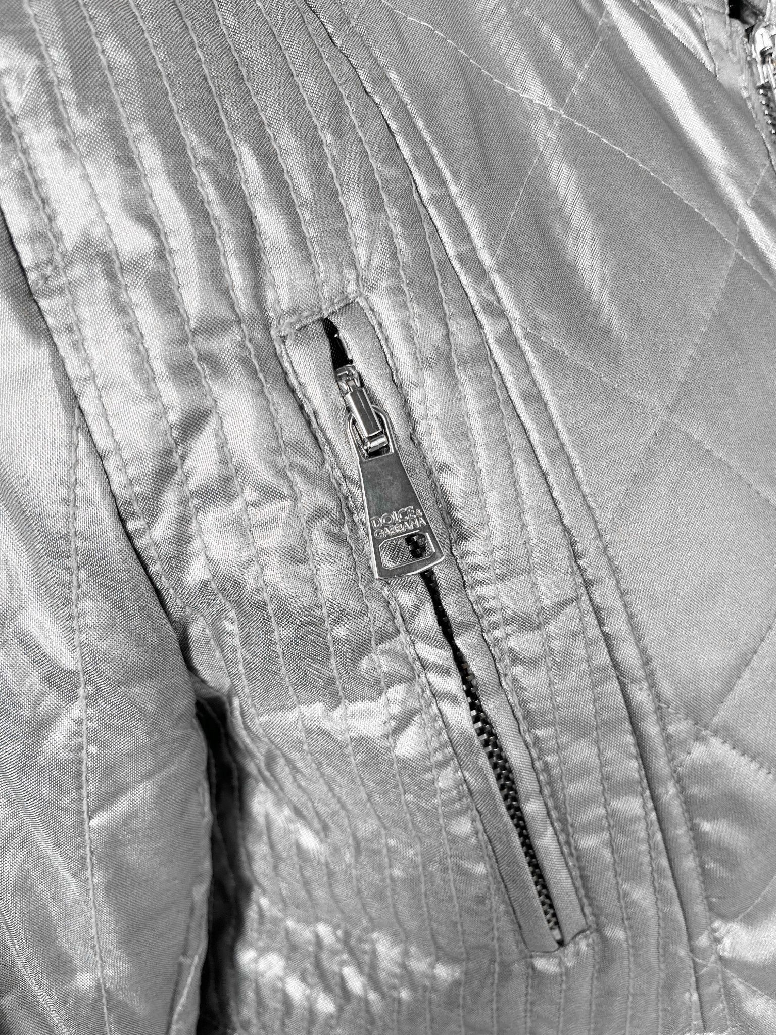 Dolce & Gabbana F/W 2007 Silver Astro Jacket Size US L / EU 52-54 / 3 - 9 Thumbnail