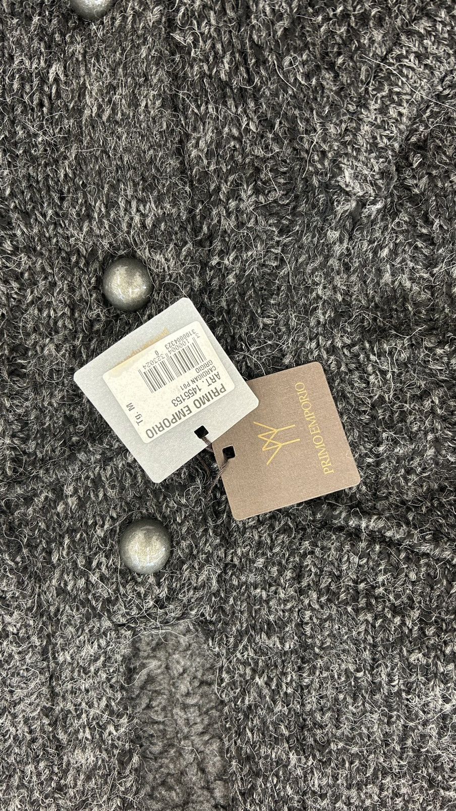 Other NWT Primo Emporio Hooded Knit Jacket - Grey - Size M Size US M / EU 48-50 / 2 - 7 Thumbnail