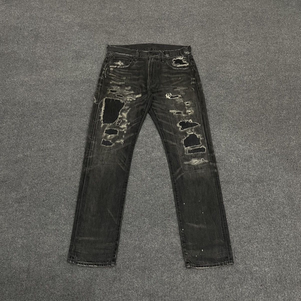 Denim&Supply Ralph Laurent Patcwork Denim Pants Avant Garde