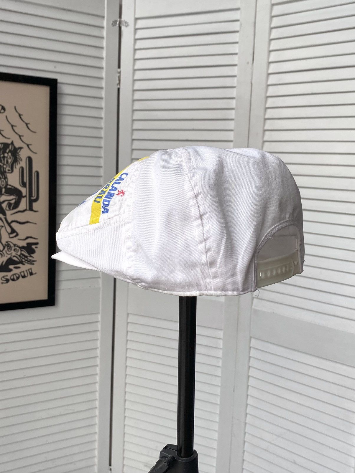 Vintage Vintage 80s Calanda Brau Beer Cycling Cap Hat Switzerland Size ONE SIZE - 7 Thumbnail
