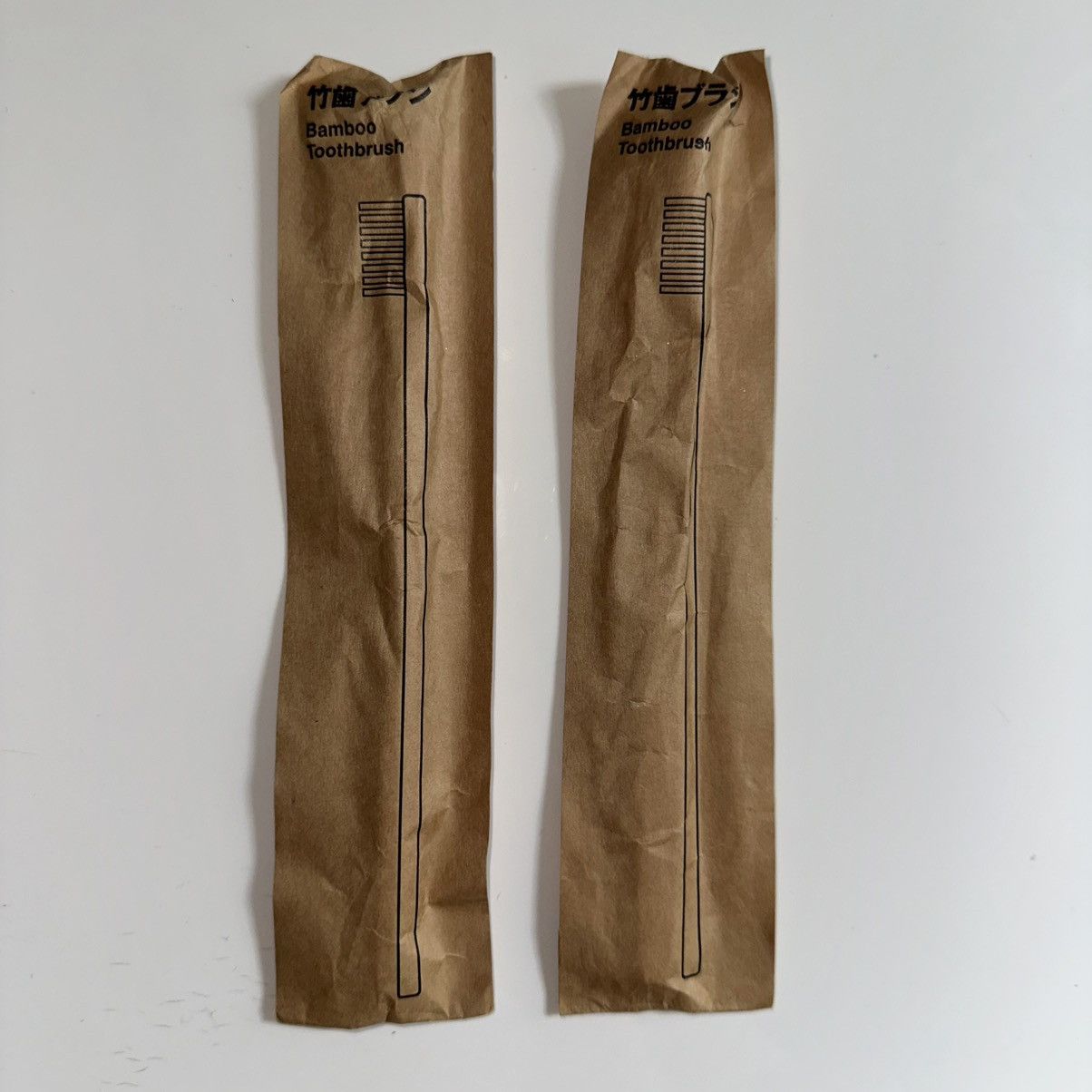Muji Set of muji hotel bamboo toothbrushes NWT Size ONE SIZE - 1 Thumbnail