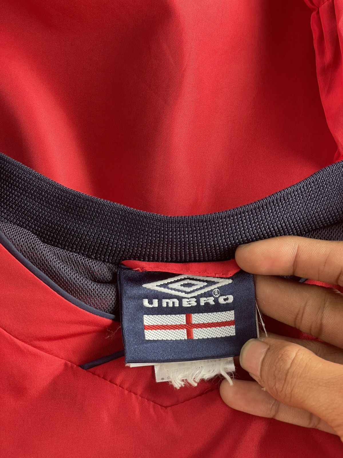 Umbro England Umbro Drill Top 2000-02 Size US L / EU 52-54 / 3 - 6 Thumbnail