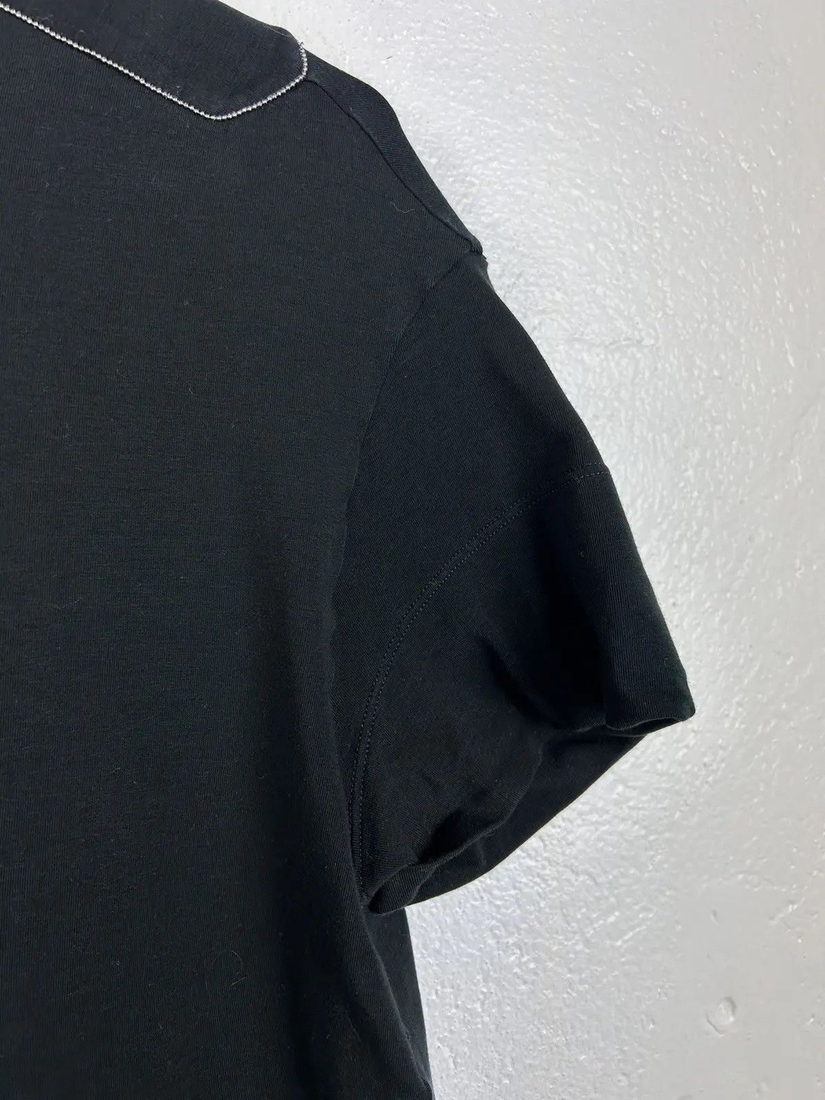 Brunello Cucinelli Brunello Cucinelli Short Sleeve Chain T-Shirt Black Size S / US 4 / IT 40 - 3 Thumbnail
