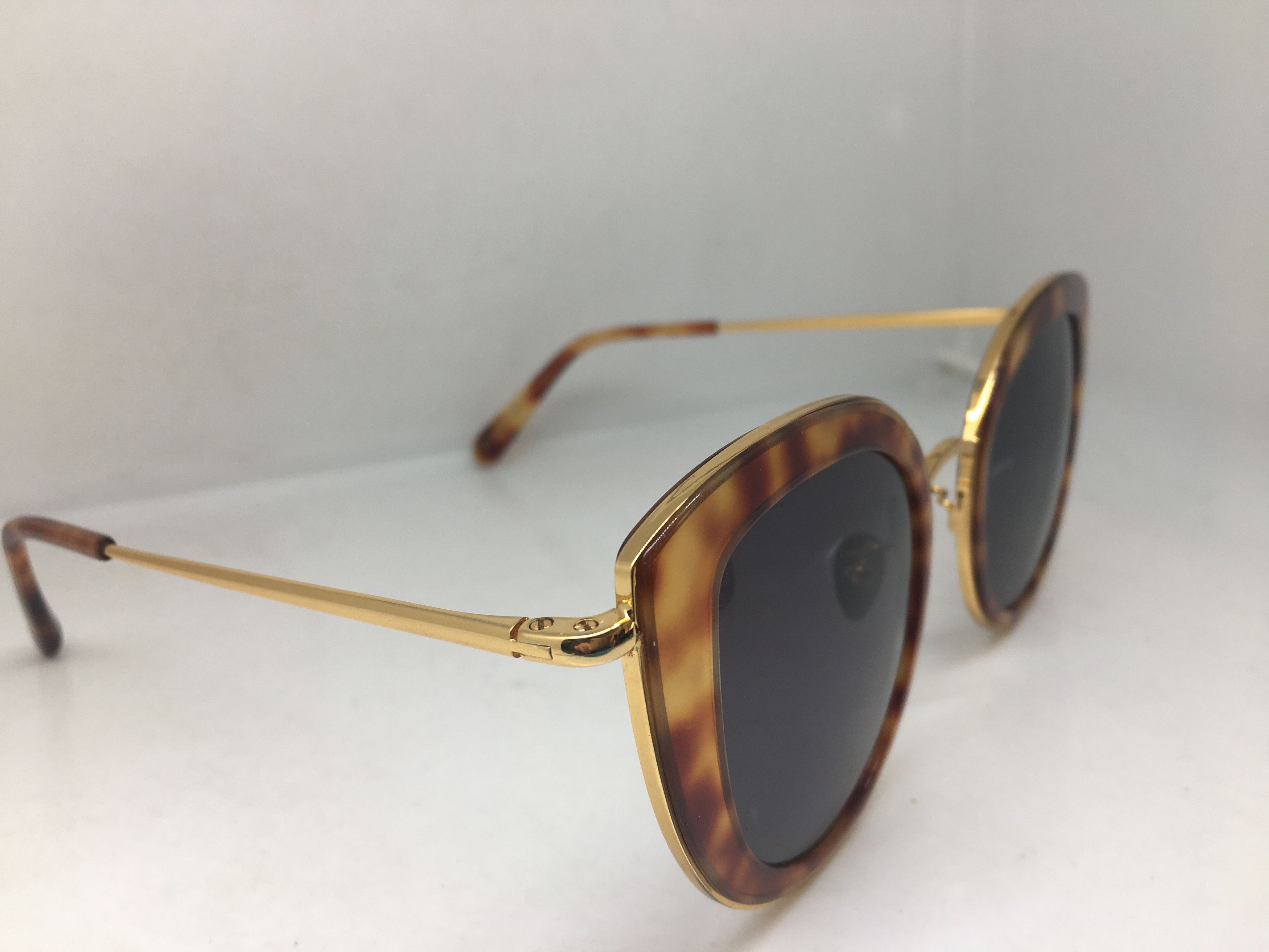 Other Handmade Oversize Cateye Sunglasses Frame Tortoise Gold Size ONE SIZE - 2 Thumbnail