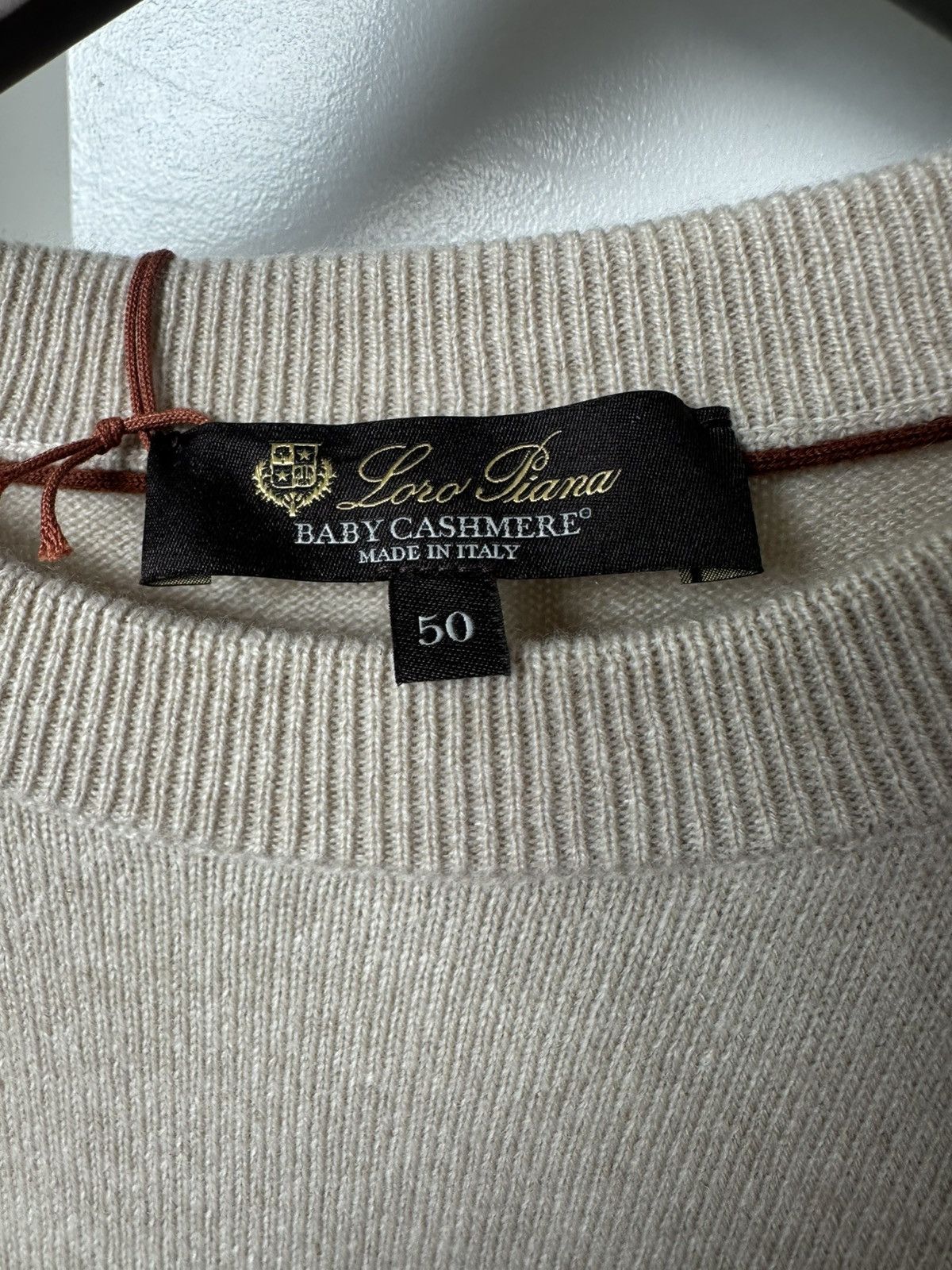 Loro Piana Loro Piana Baby Cashmere Classic Crew - Helichrysum Melange Size US M / EU 48-50 / 2 - 6 Thumbnail