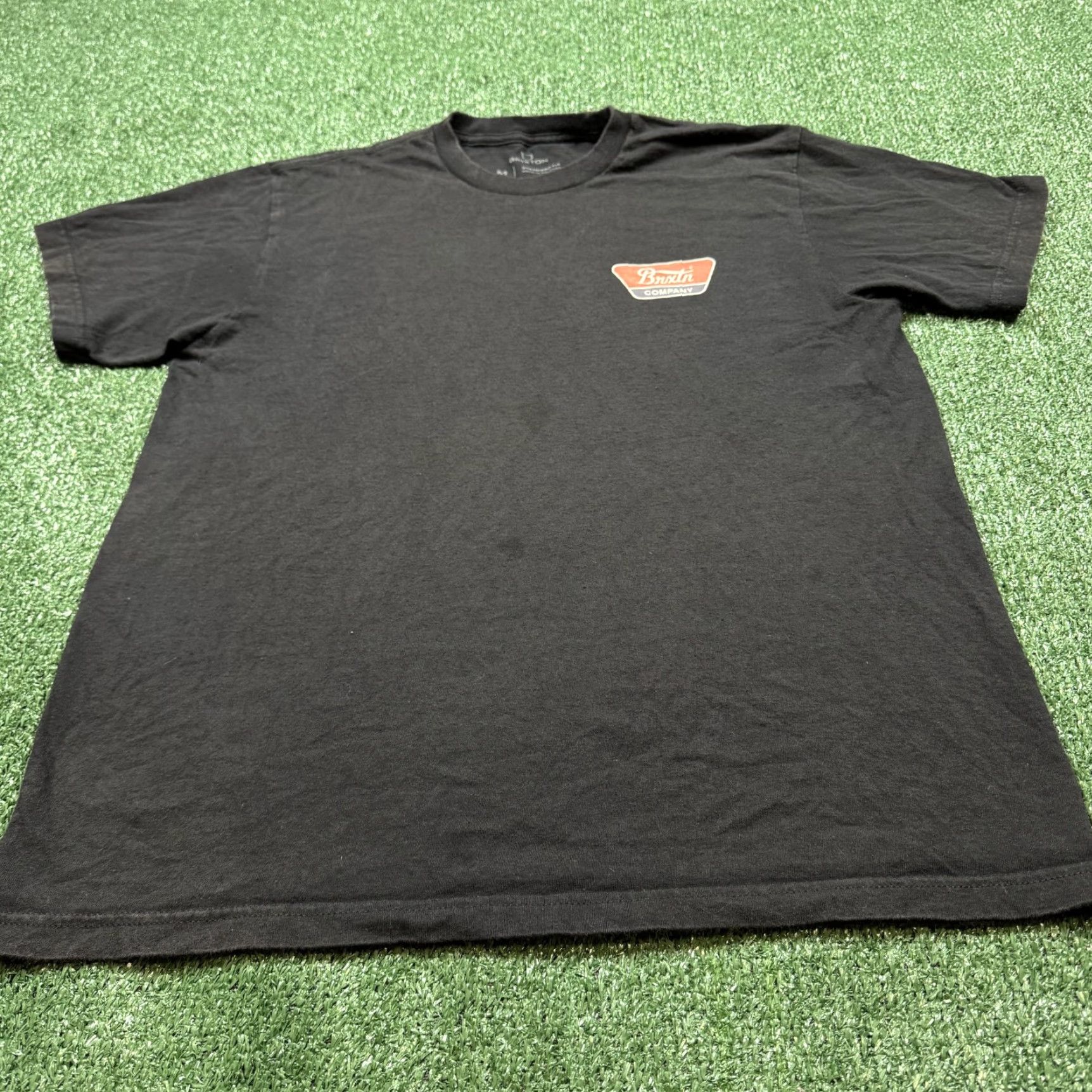 Brixton Brixton Men's T-Shirt Shirt M Black Logo California 90s Streetwear Color Black Short Sleeve Crew Neck Size US M / EU 48-50 / 2 - 4 Thumbnail