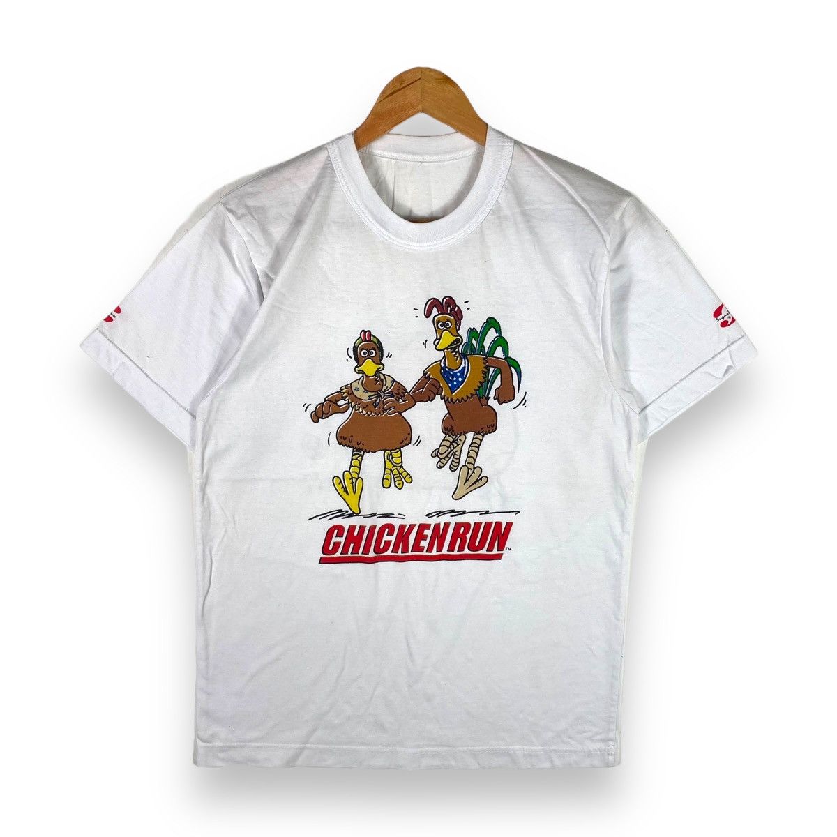 Vintage VINTAGE CHICKEN RUN MOVIE CARTOON TEE Size US M / EU 48-50 / 2 - 1 Thumbnail