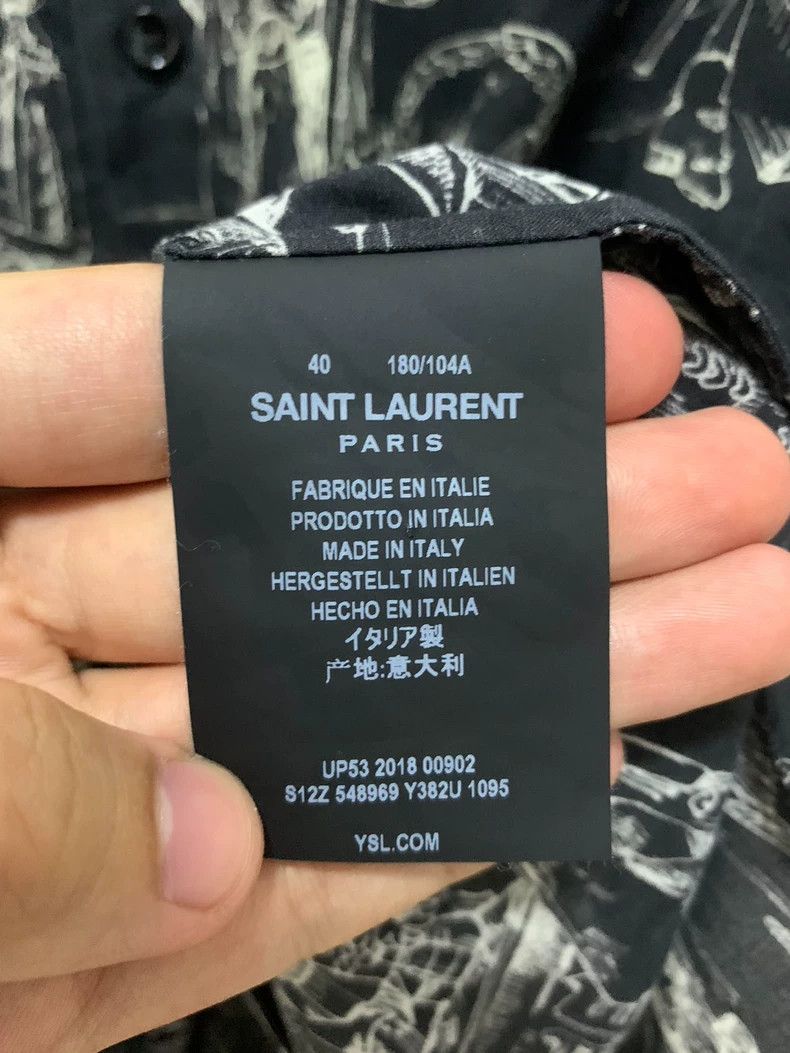 Saint Laurent Paris Saint Laurent Paris size 40 Skeleton banquet printed wool Size US XXS / EU 40 - 4 Thumbnail
